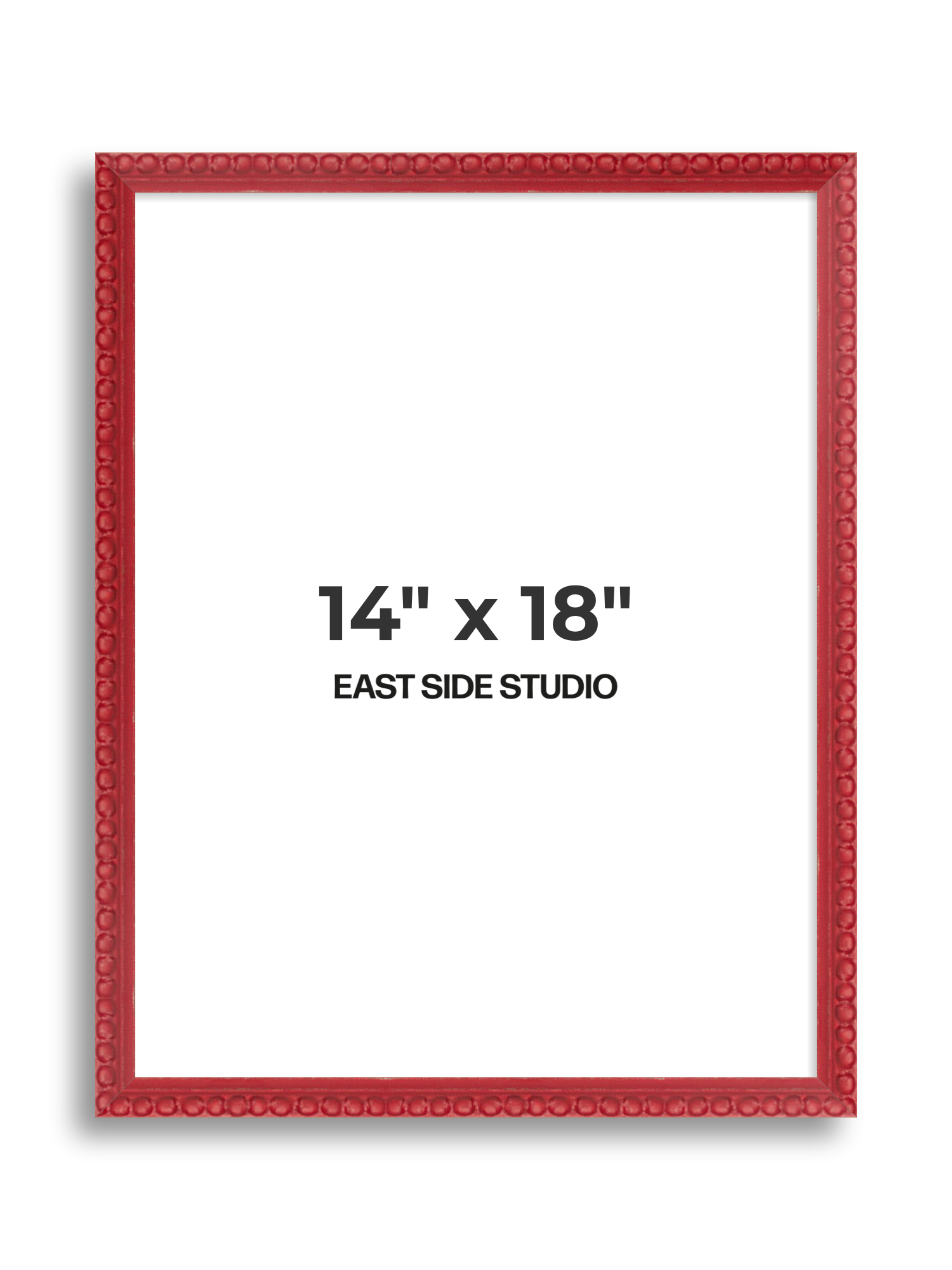Cherry Red Bobbin 14" x 18" picture frame