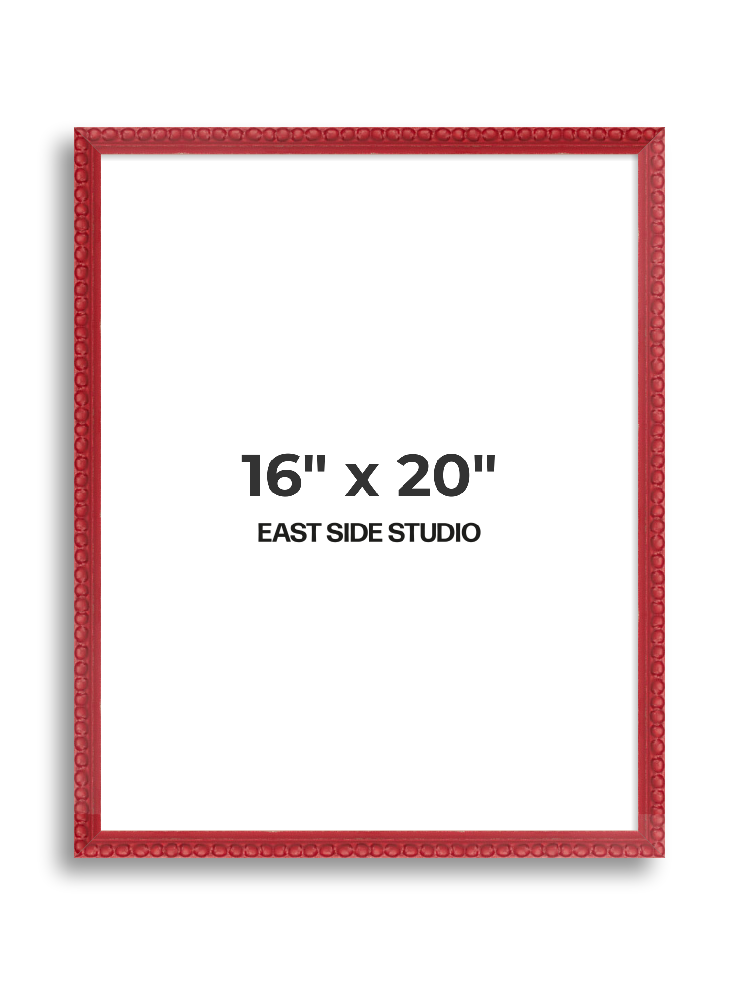 Cherry Red Bobbin 16" x 20" picture frame