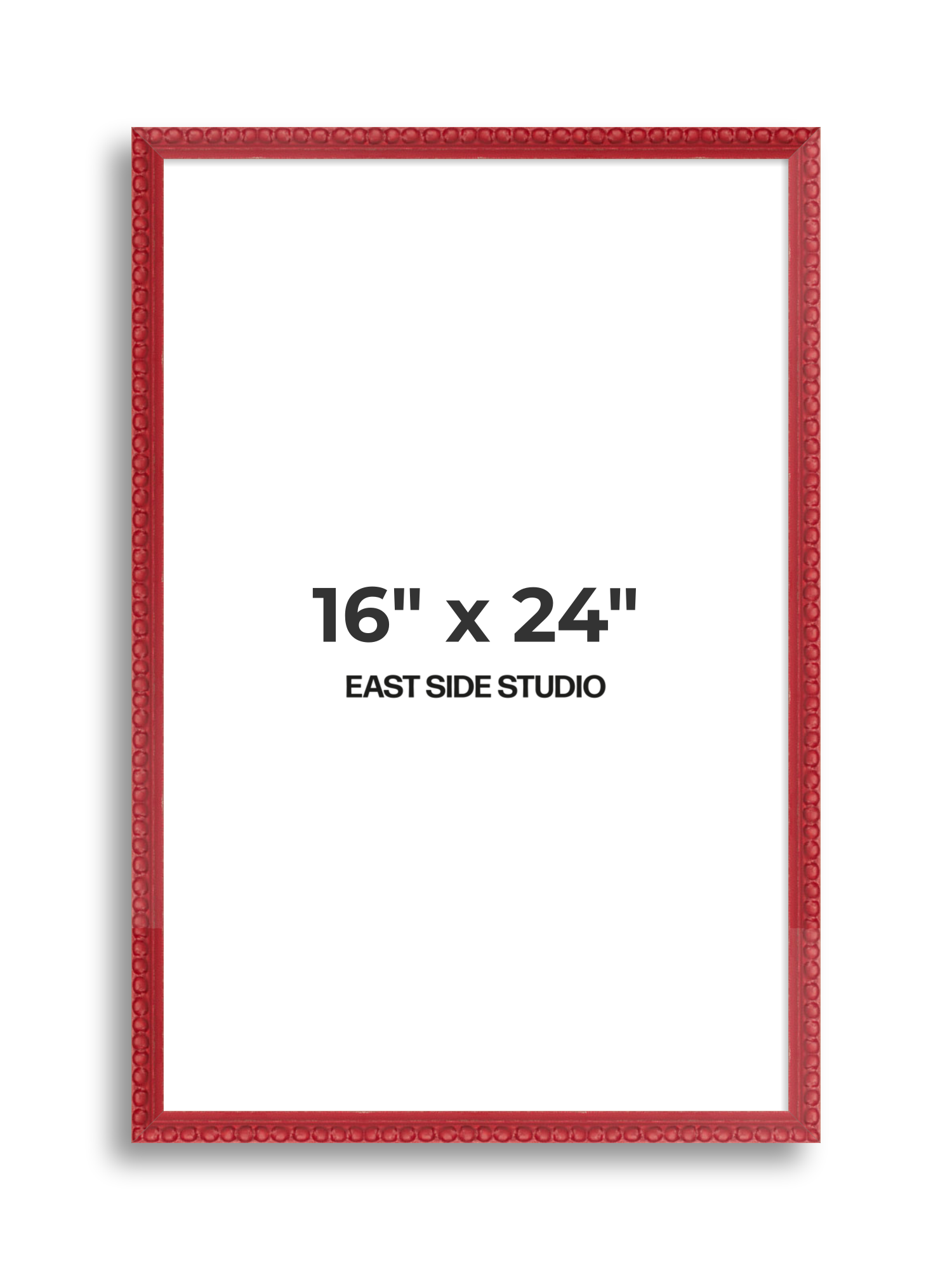 Cherry Red Bobbin 16" x 24" picture frame