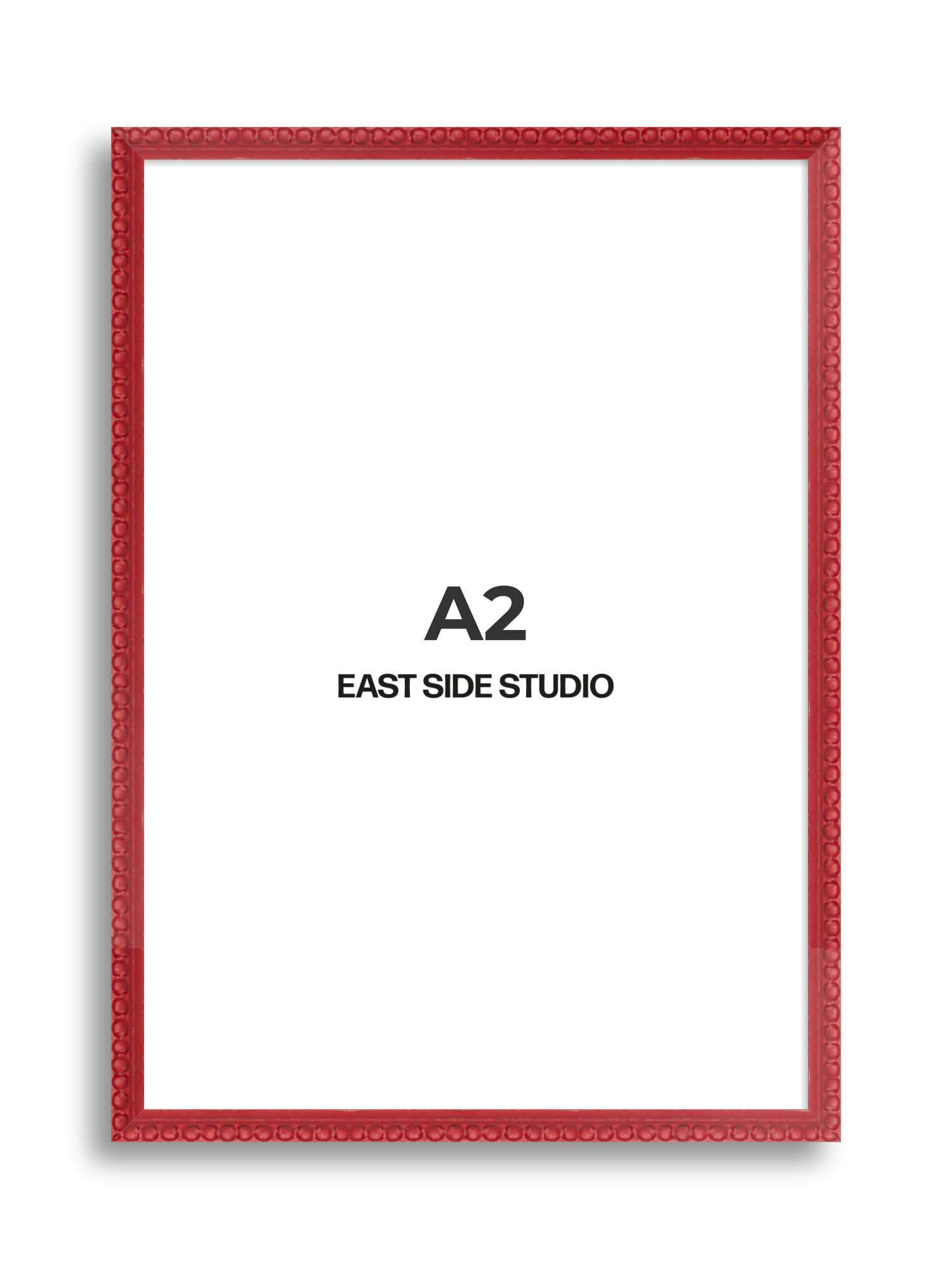 Cherry Red Bobbin A2 picture frame