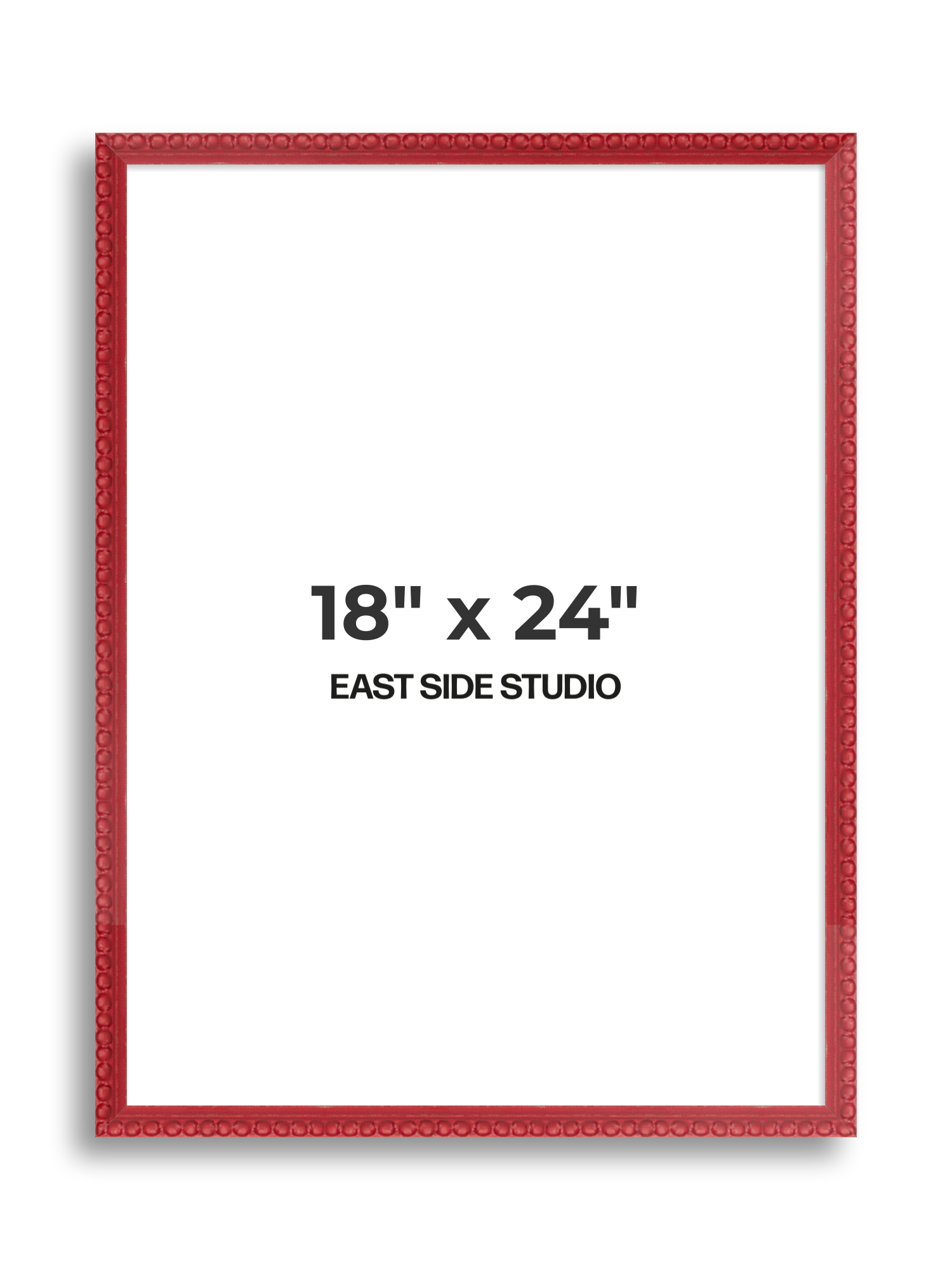 Cherry Red Bobbin 18" x 24" picture frame