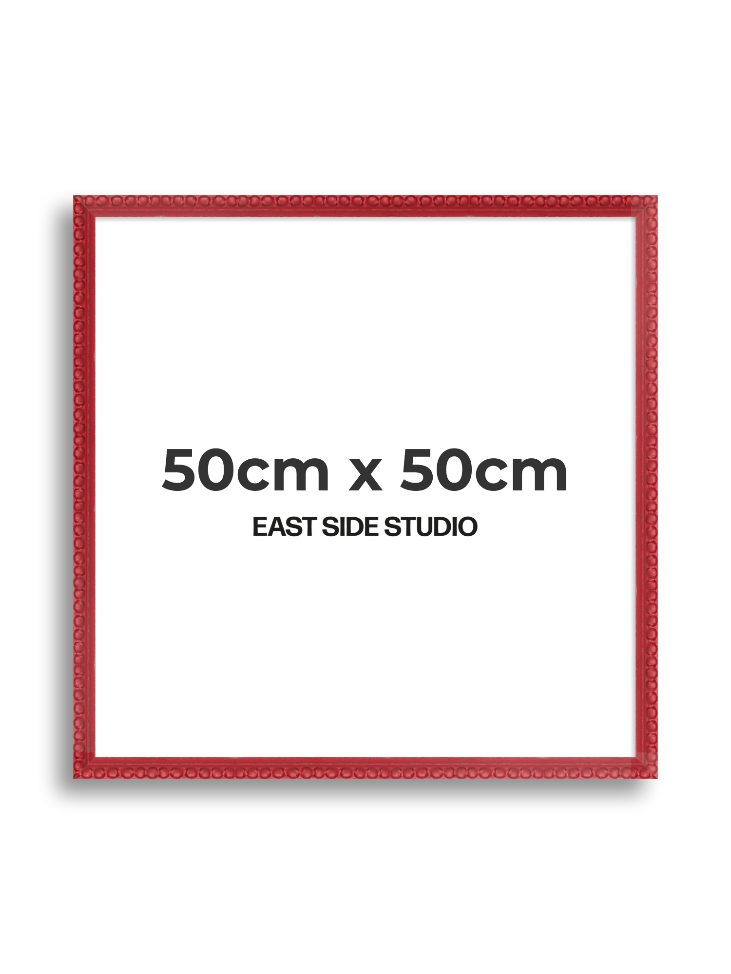 Cherry Red Bobbin 50cm x 50cm picture frame