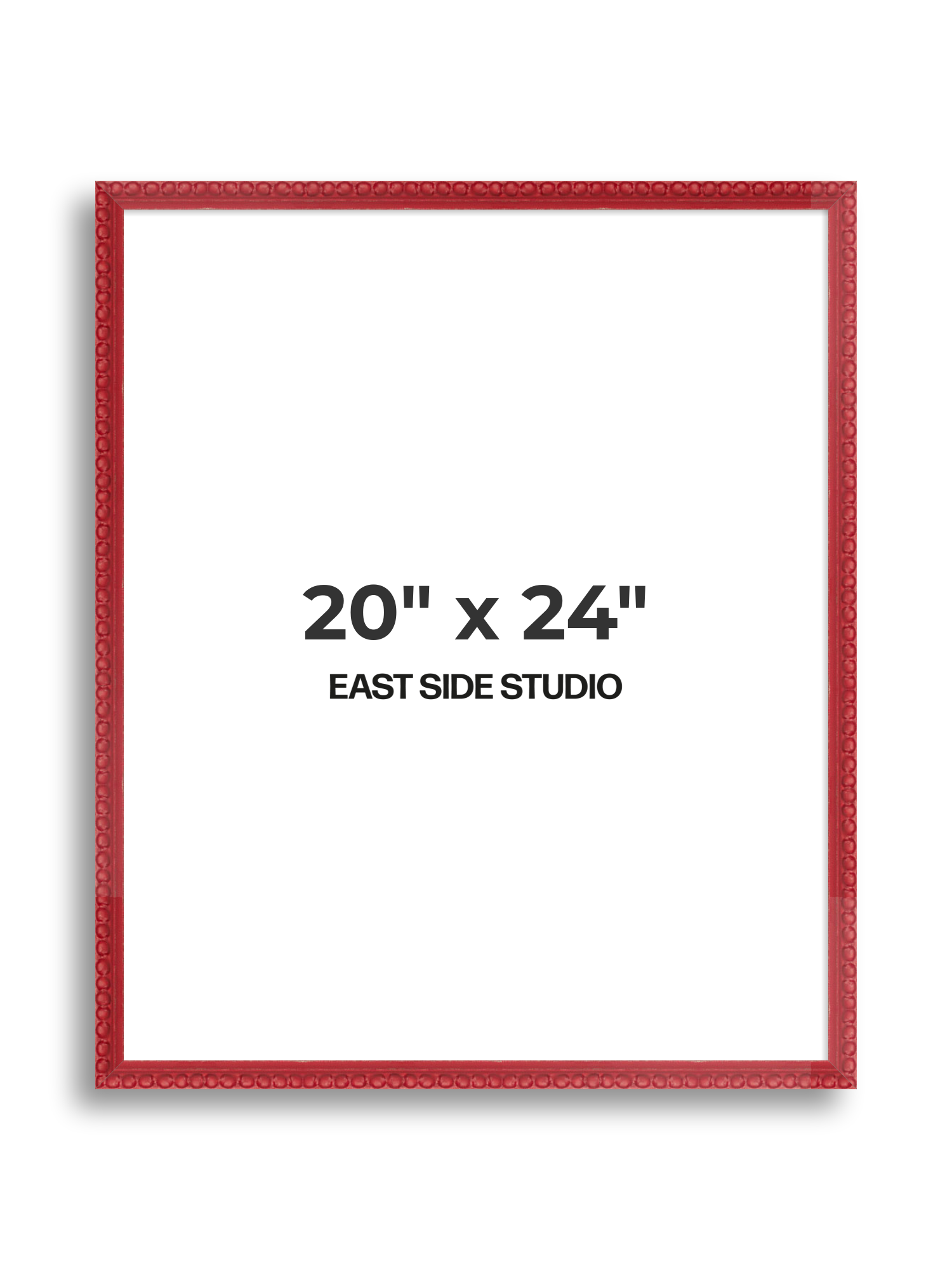 Cherry Red Bobbin 20" x 24" picture frame