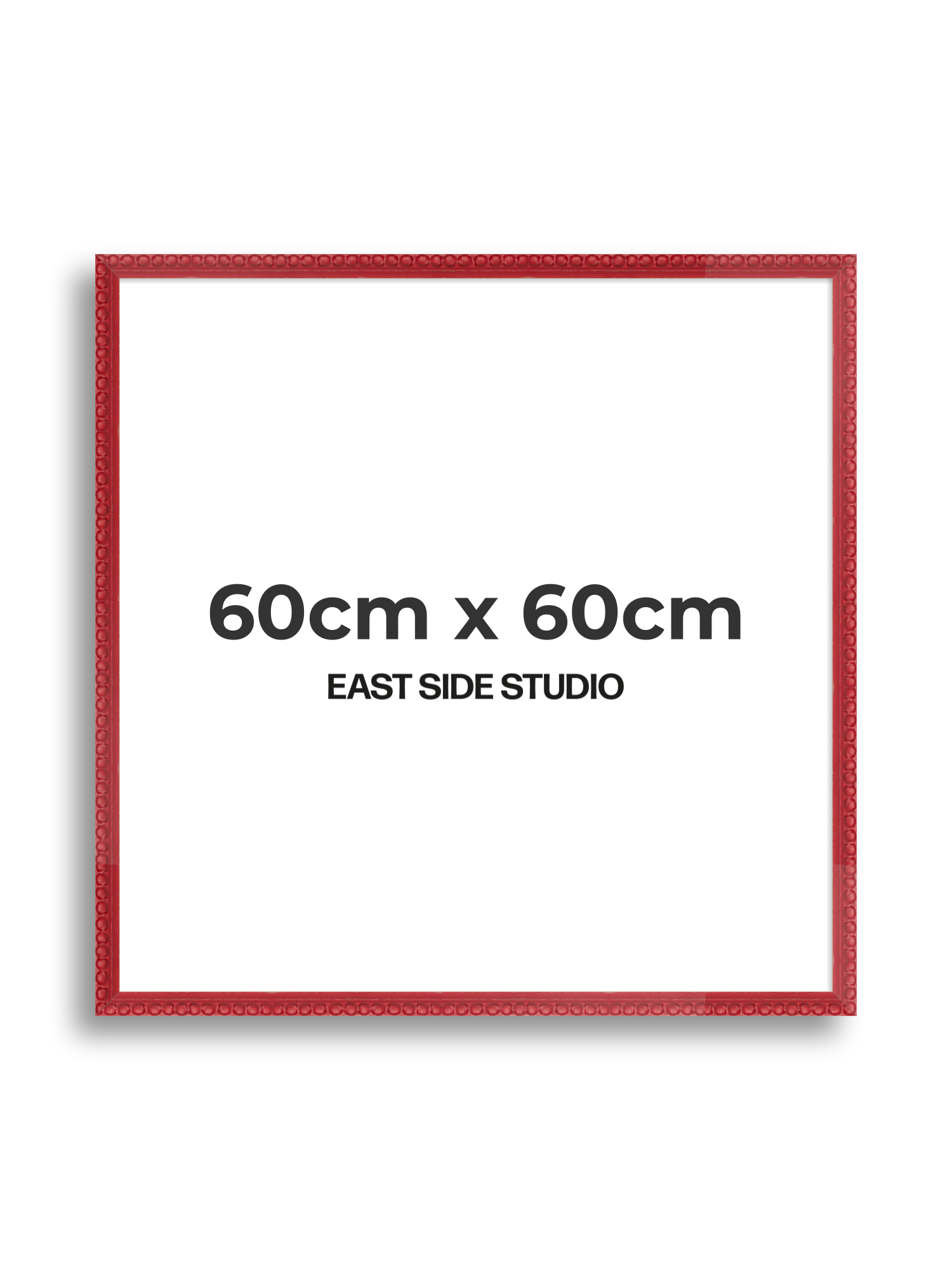 Cherry Red Bobbin 60cm x 60cm picture frame