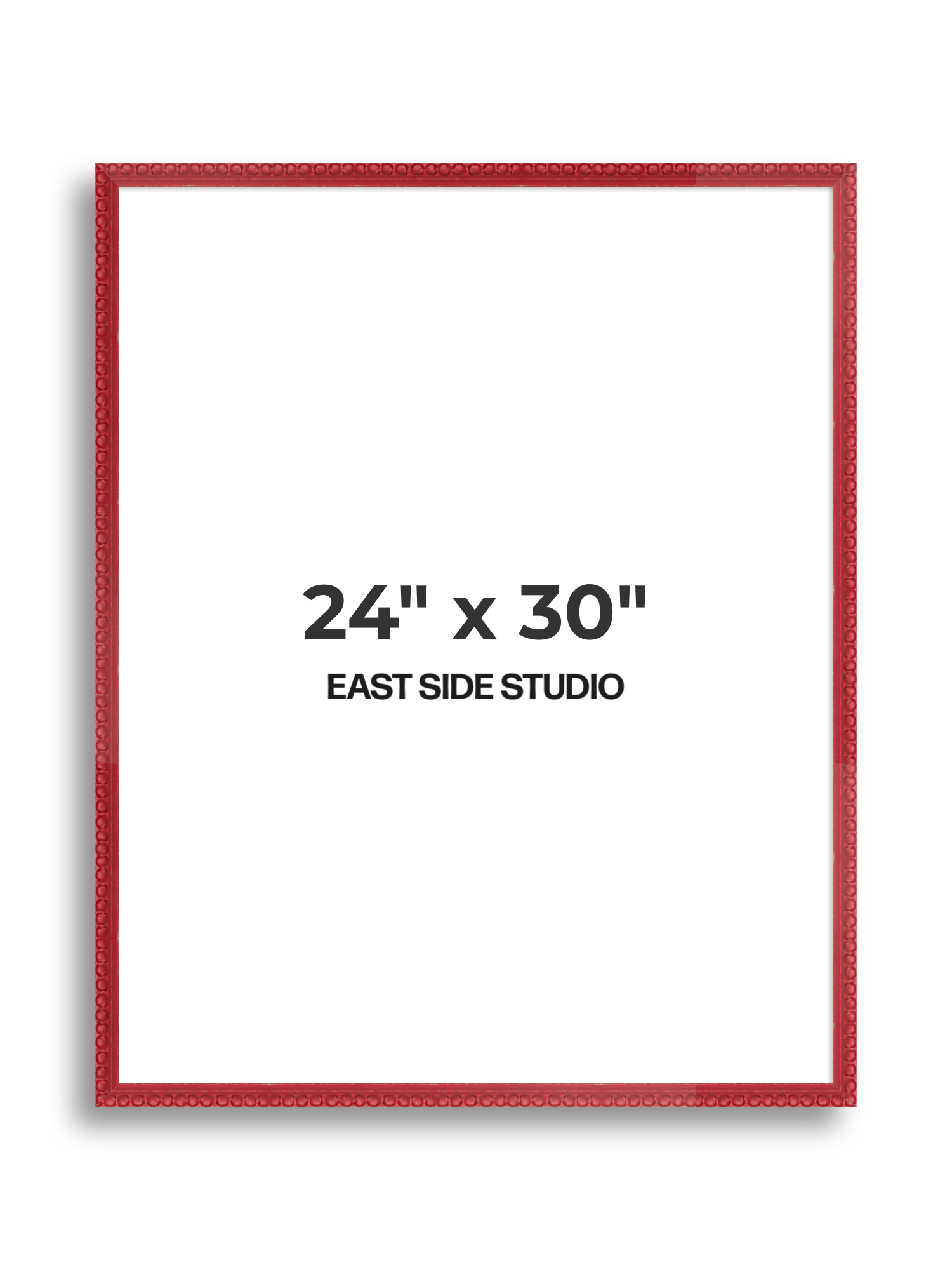 Cherry Red Bobbin 24" x 30" picture frame