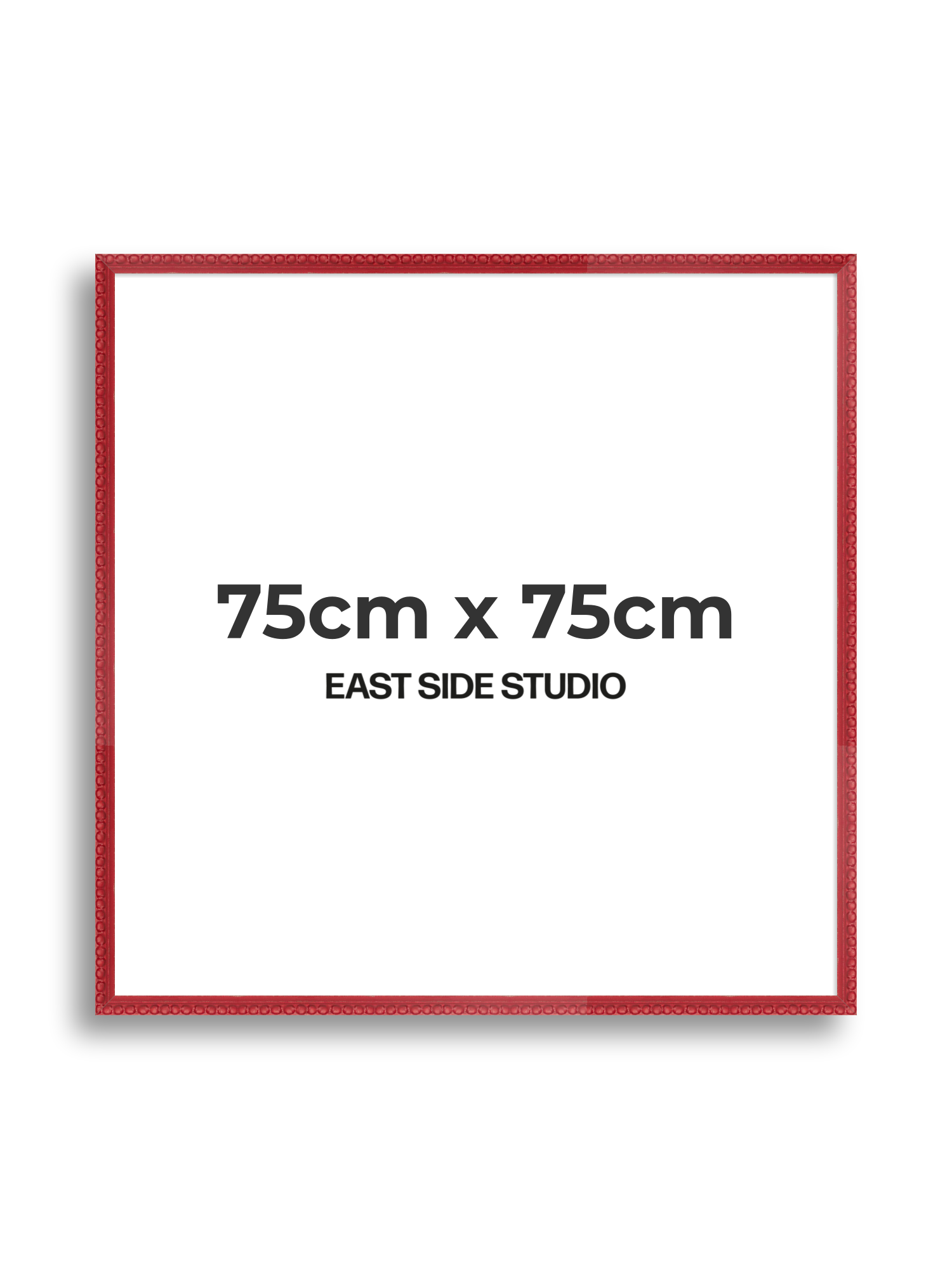 Cherry Red Bobbin 75cm x 75cm picture frame