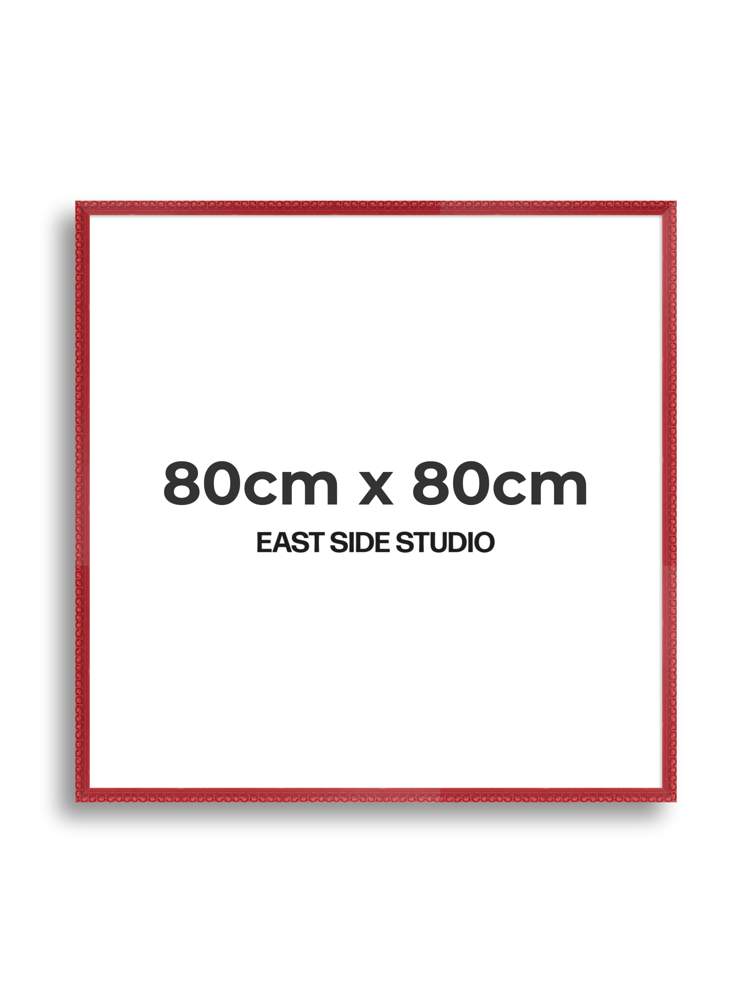 Cherry Red Bobbin 80cm x 80cm picture frame