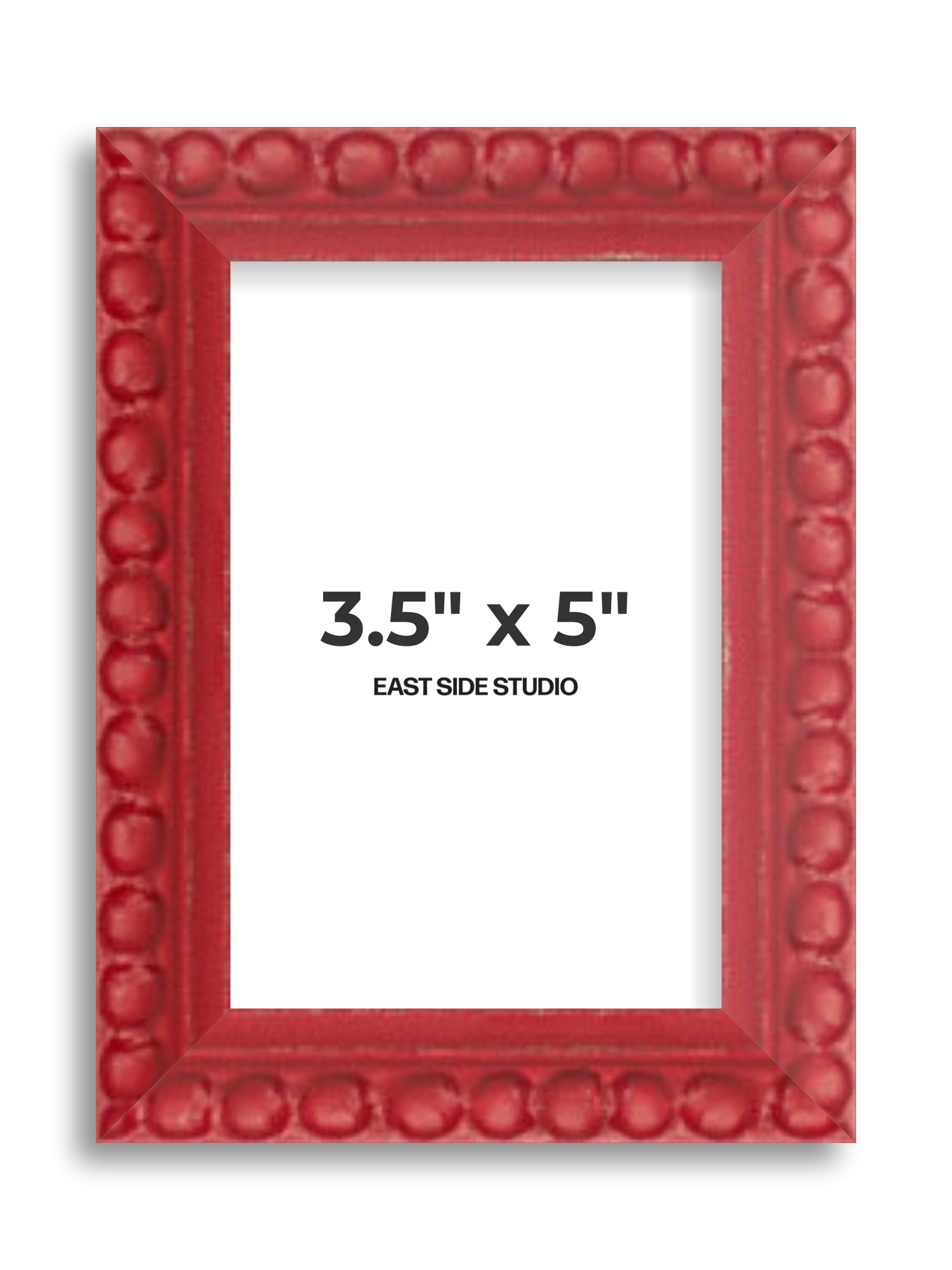 Cherry Red Bobbin 3.5" x 5" picture frame