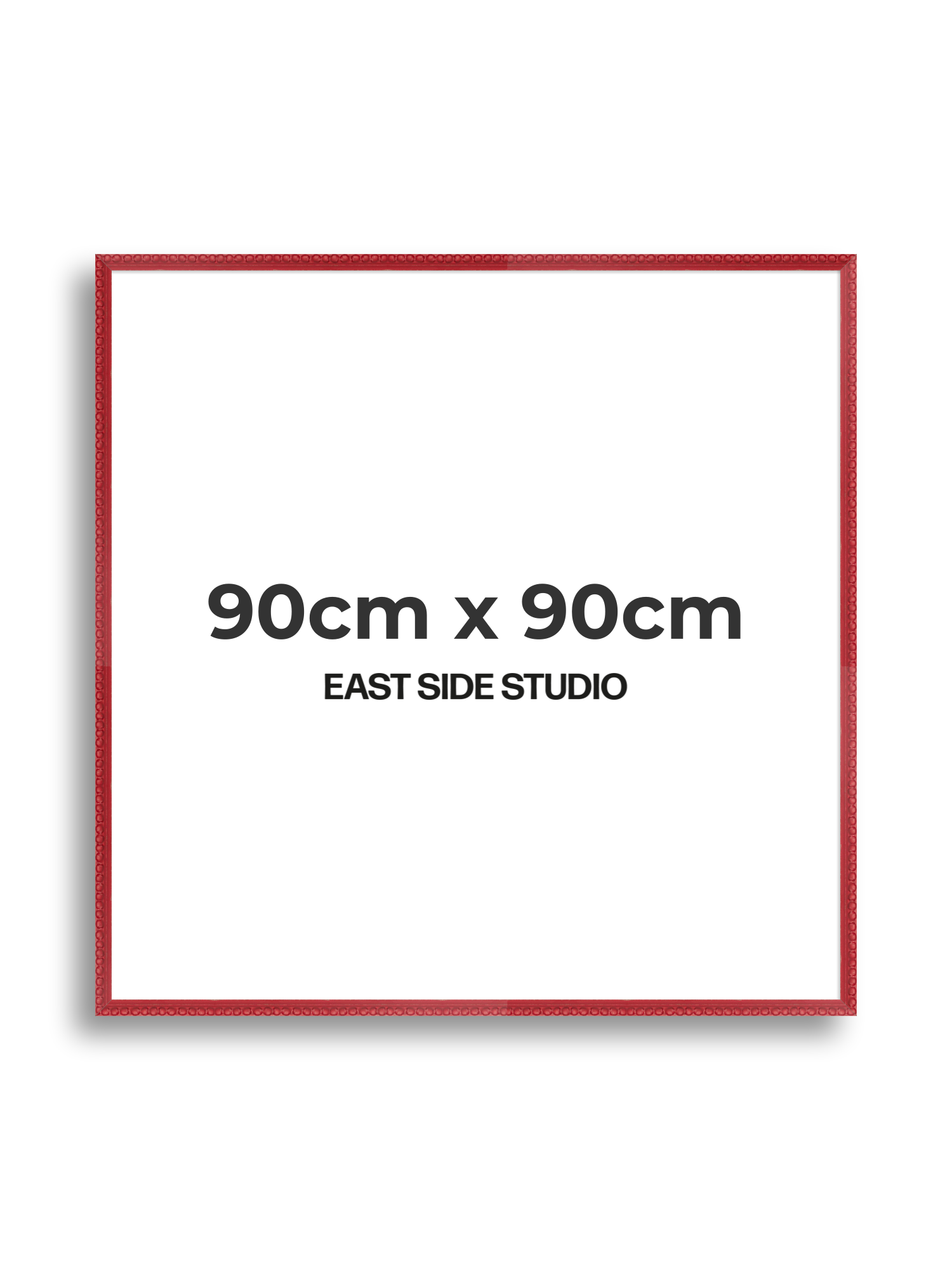 Cherry Red Bobbin 90cm x 90cm picture frame