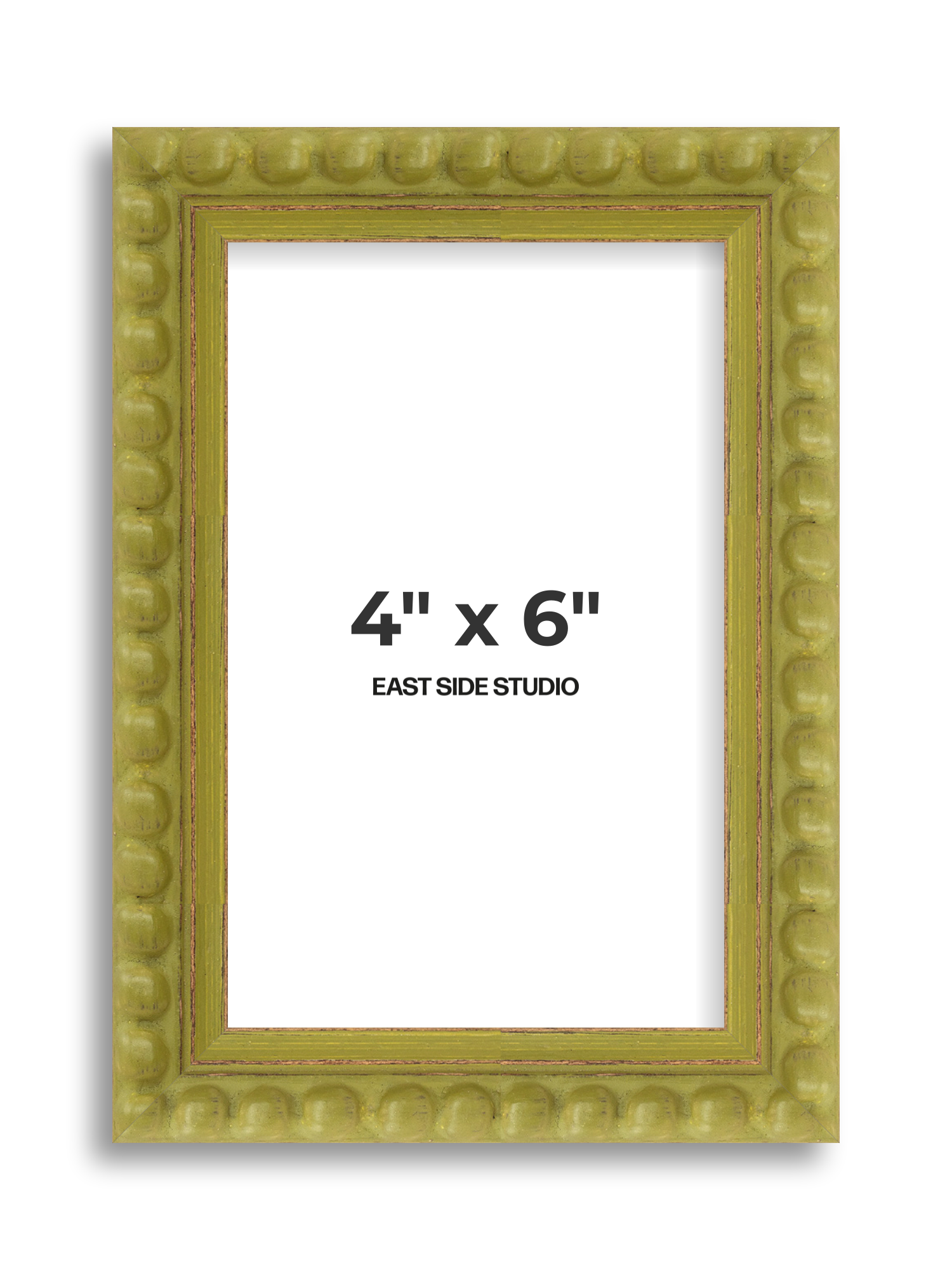 Olive Bobbin 4" x 6" picture frame