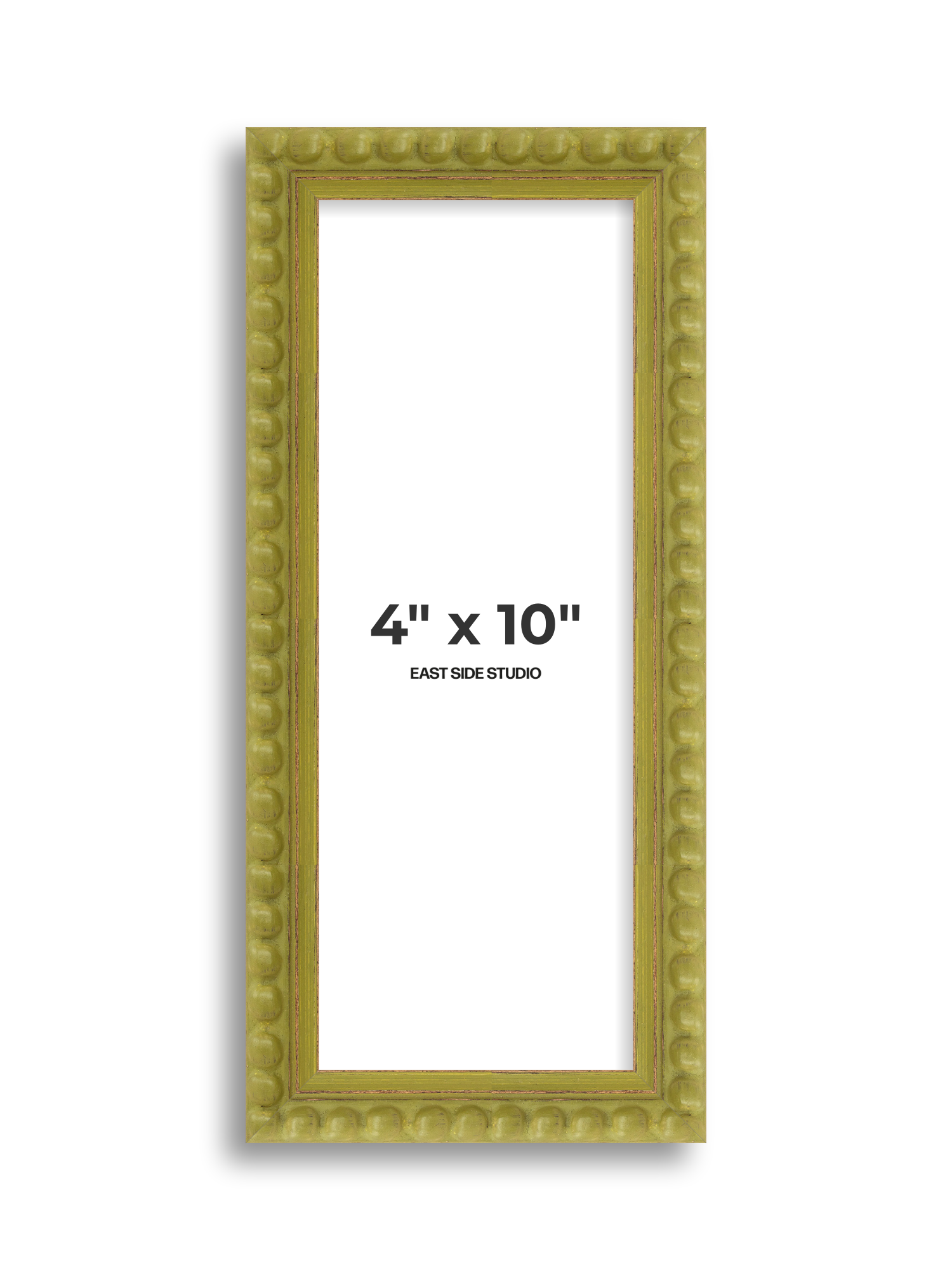 Olive Bobbin 4" x 10" picture frame