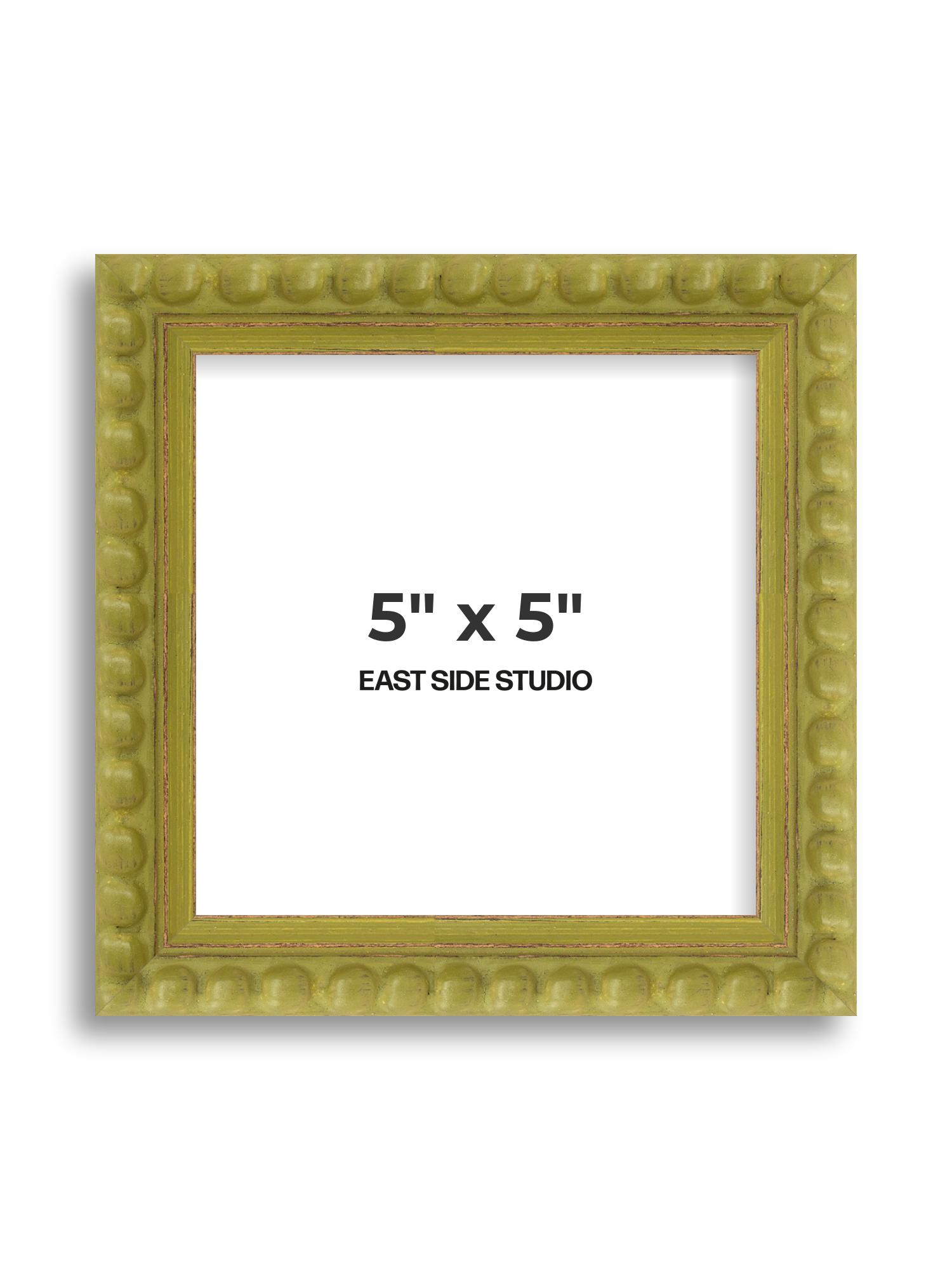 Olive Bobbin 5" x 5" picture frame