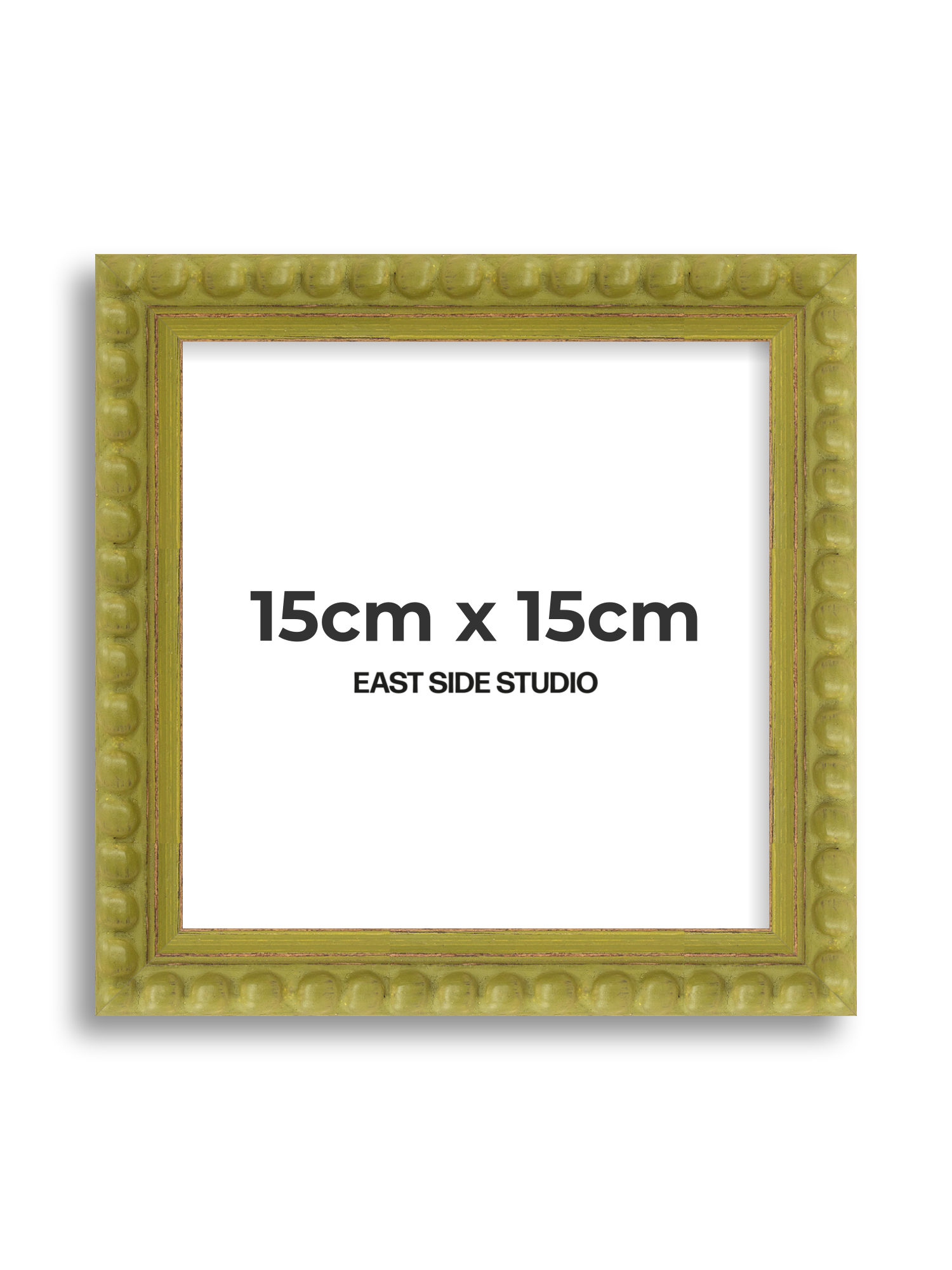 Olive Bobbin 15cm x 15cm picture frame