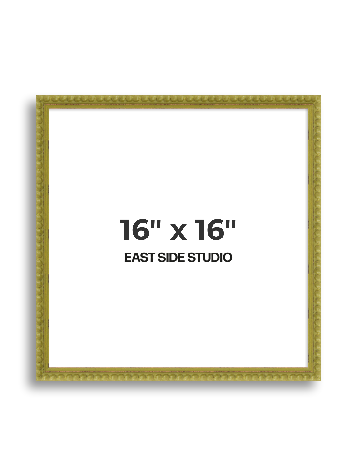 Olive Bobbin 16" x 16" picture frame