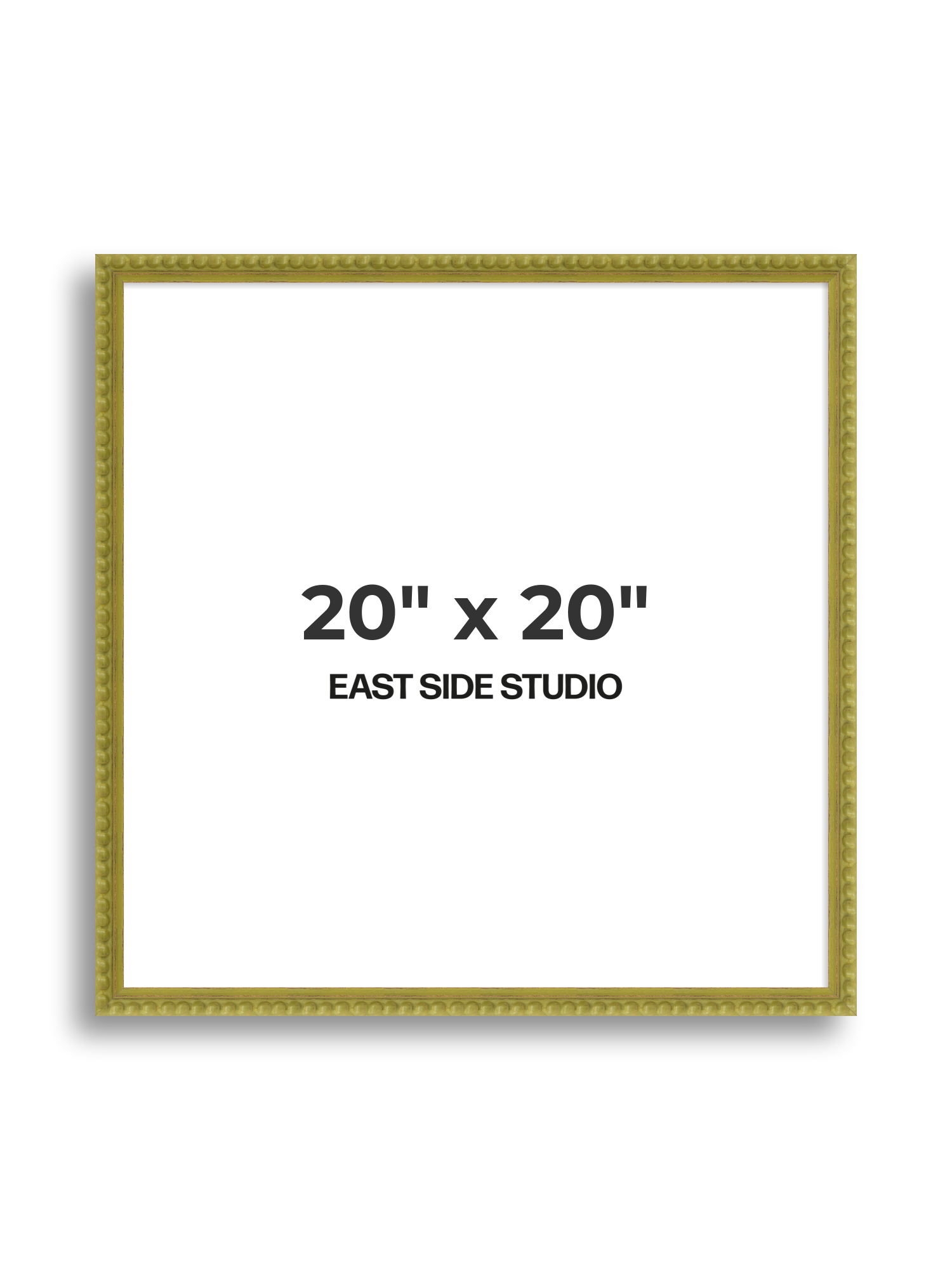 Olive Bobbin 20" x 20" picture frame