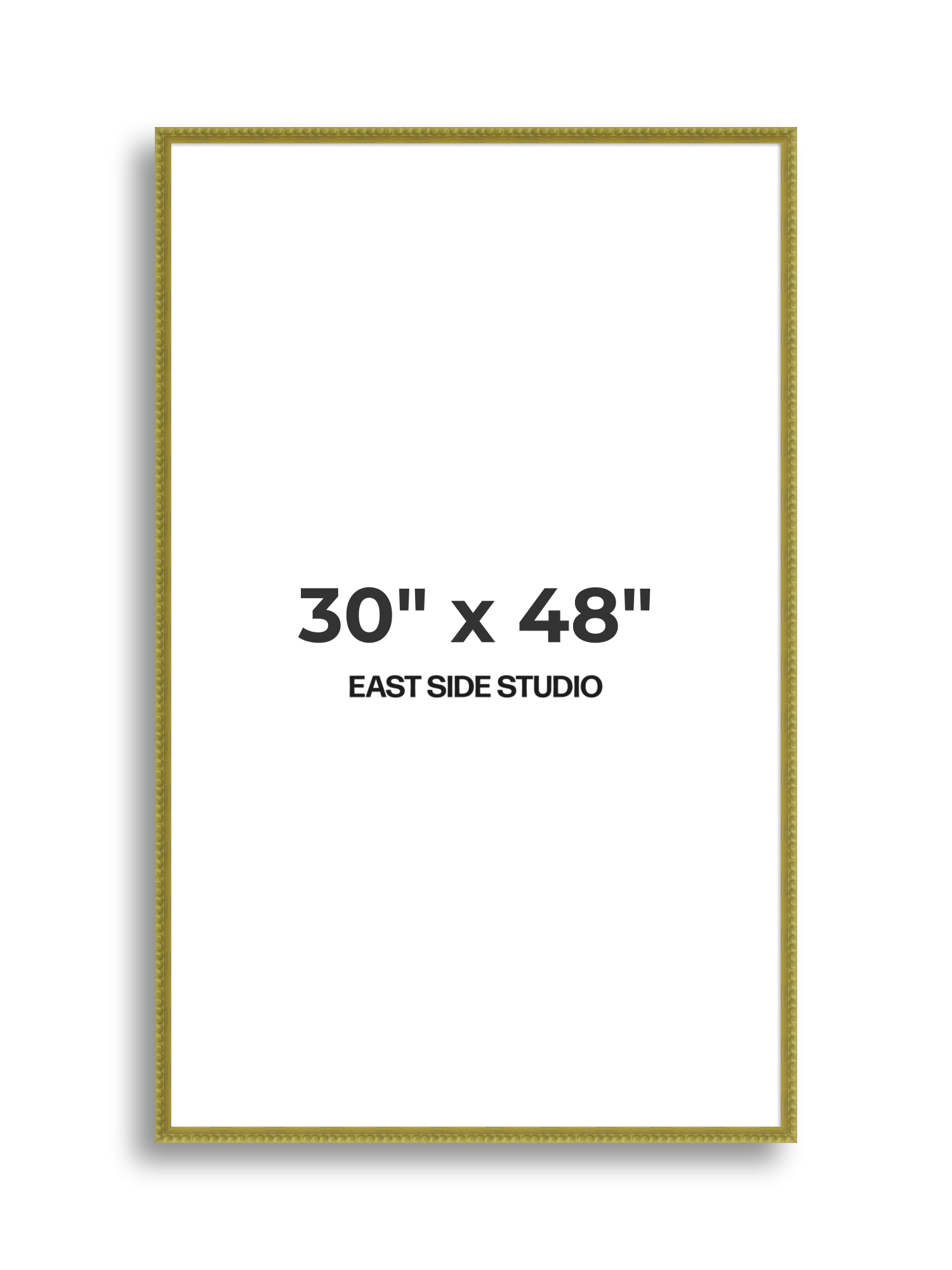 Olive Bobbin 30" x 48" picture frame