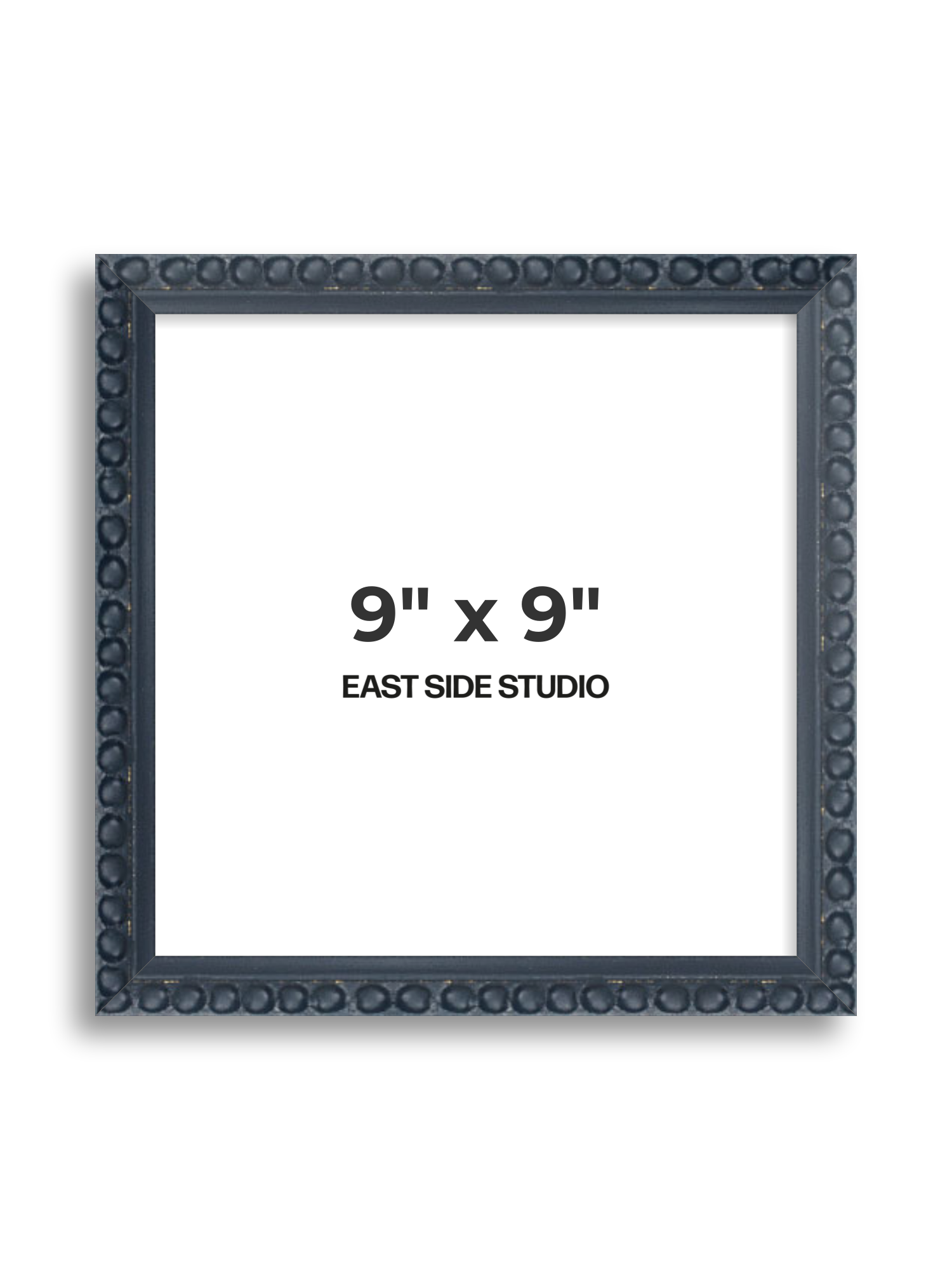 Midnight Blue Bobbin 9" x 9" picture frame