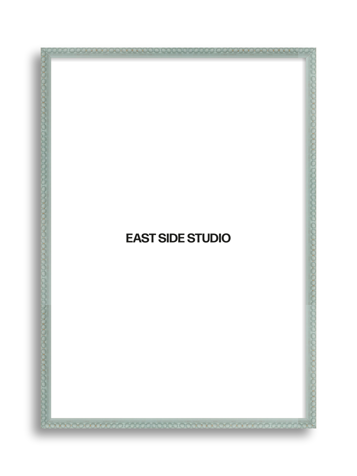 Sea Foam Grey Bobbin picture frame