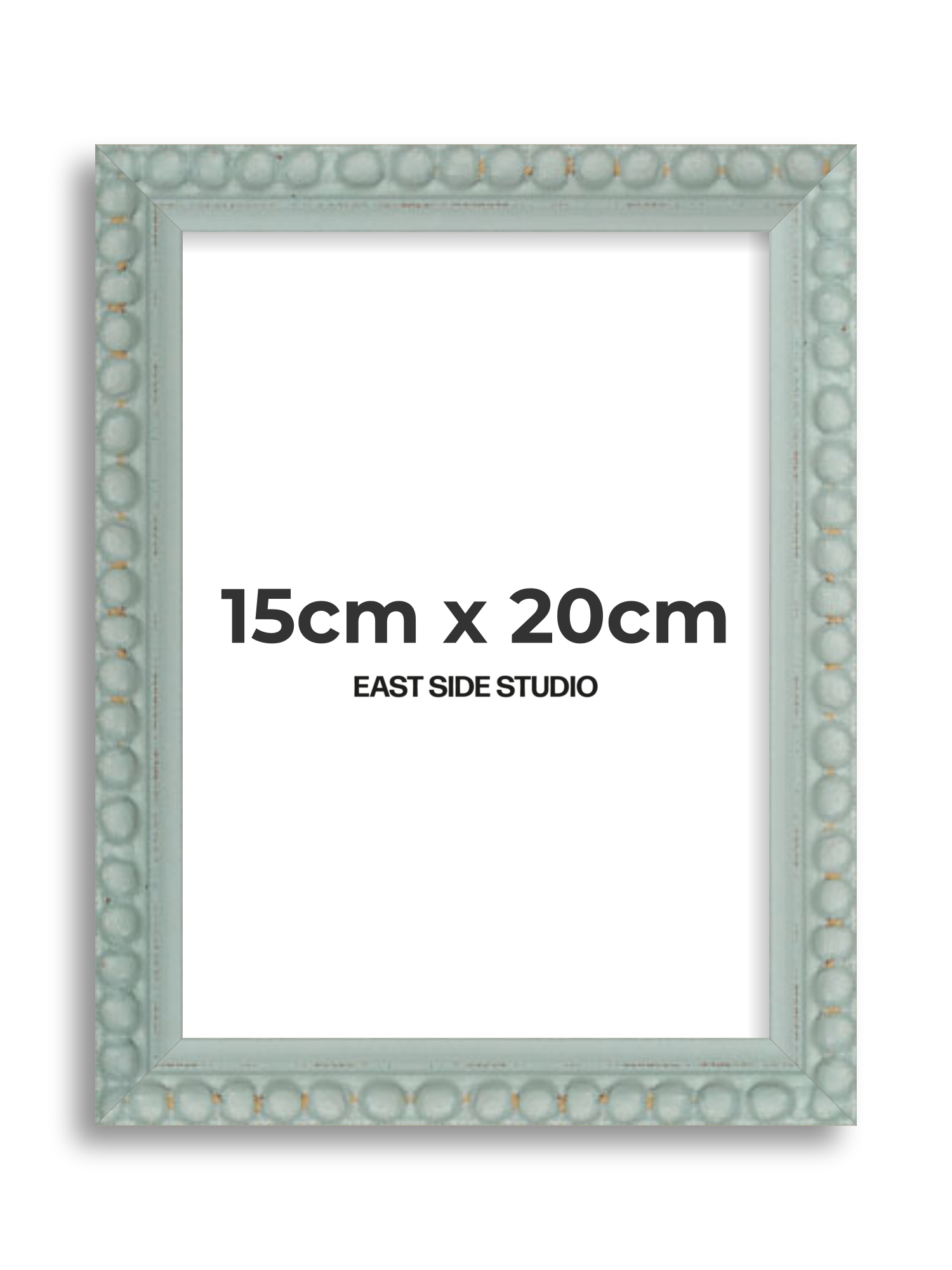 Sea Foam Grey Bobbin 15cm x 20cm picture frame