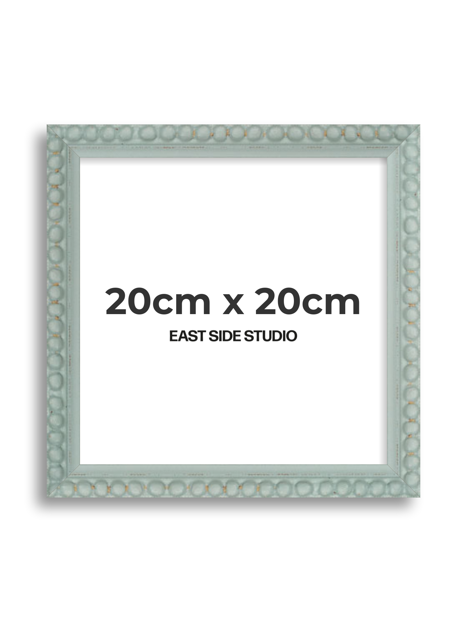 Sea Foam Grey Bobbin 20cm x 20cm picture frame