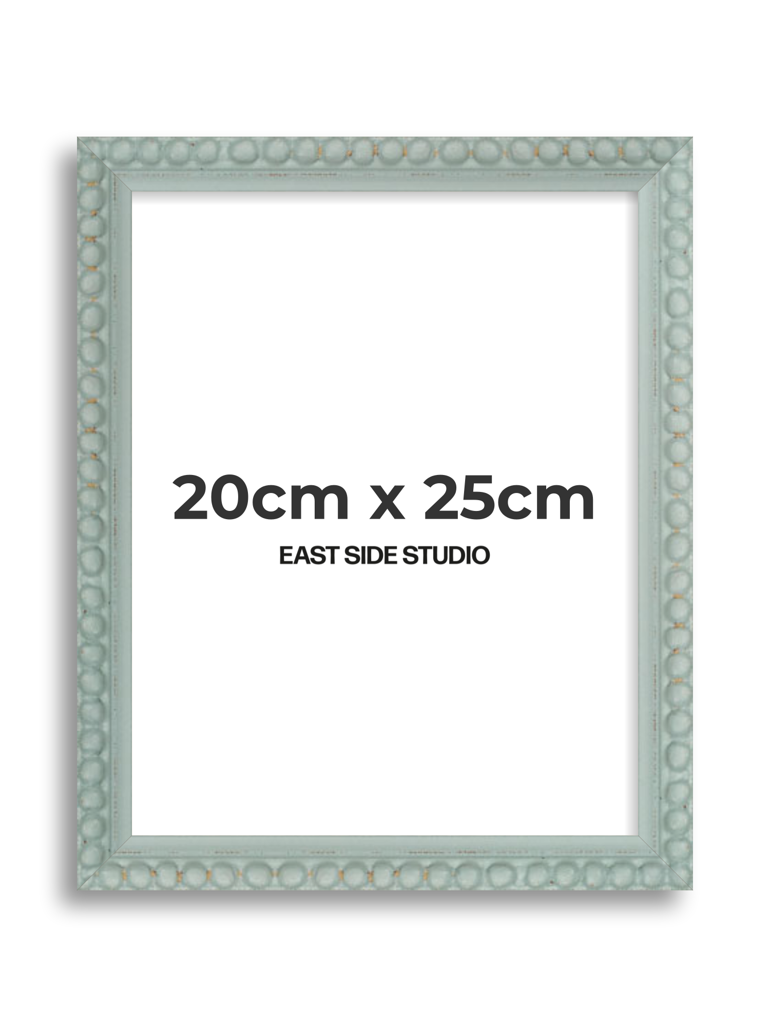 Sea Foam Grey Bobbin 20cm x 25cm picture frame