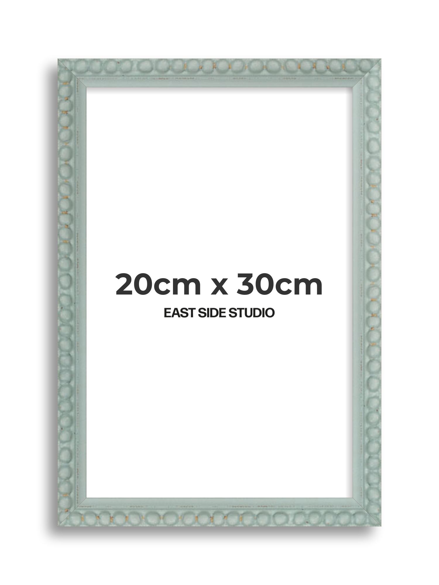 Sea Foam Grey Bobbin 20cm x 30cm picture frame
