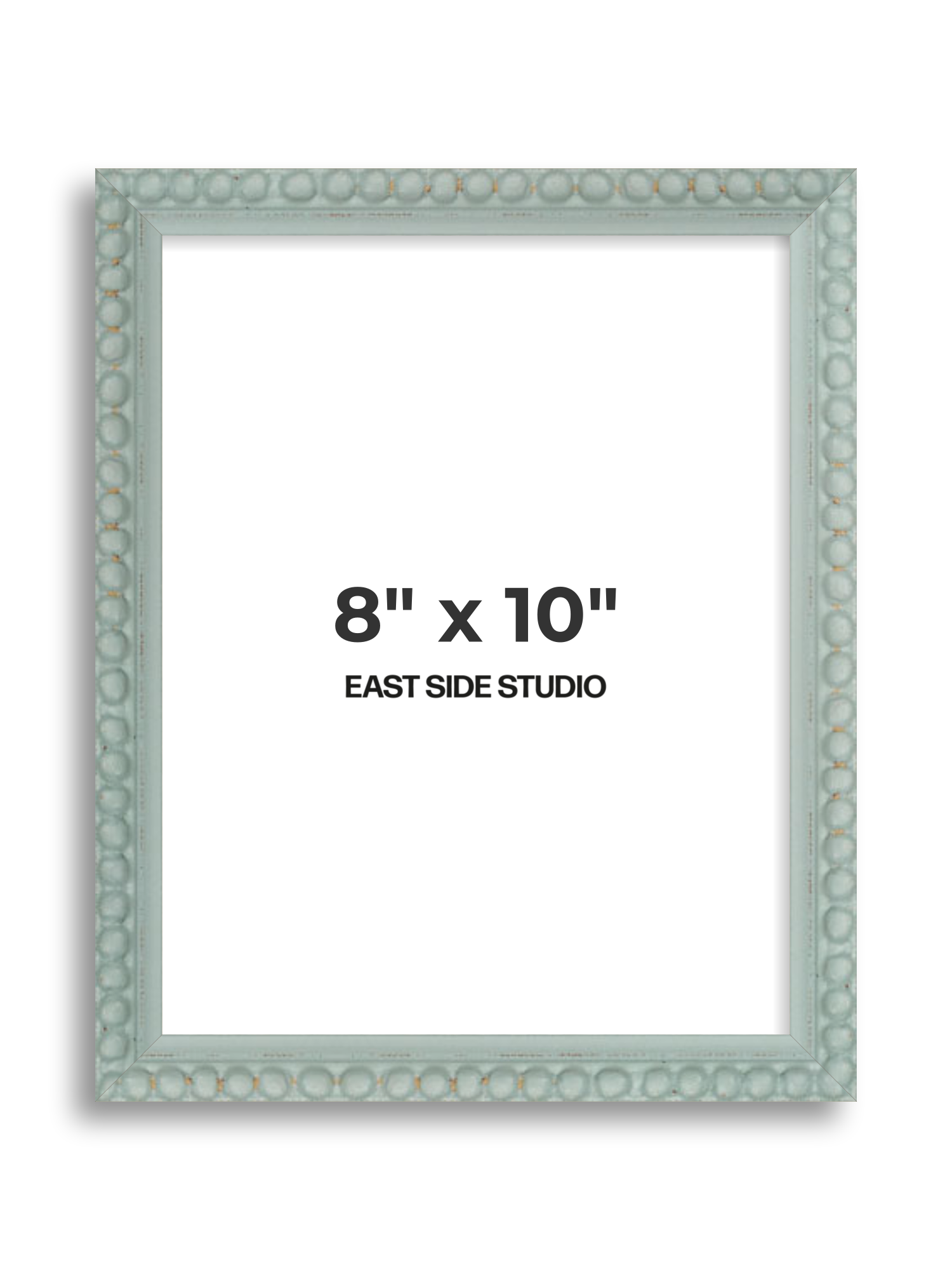 Sea Foam Grey Bobbin 8" x 10" picture frame
