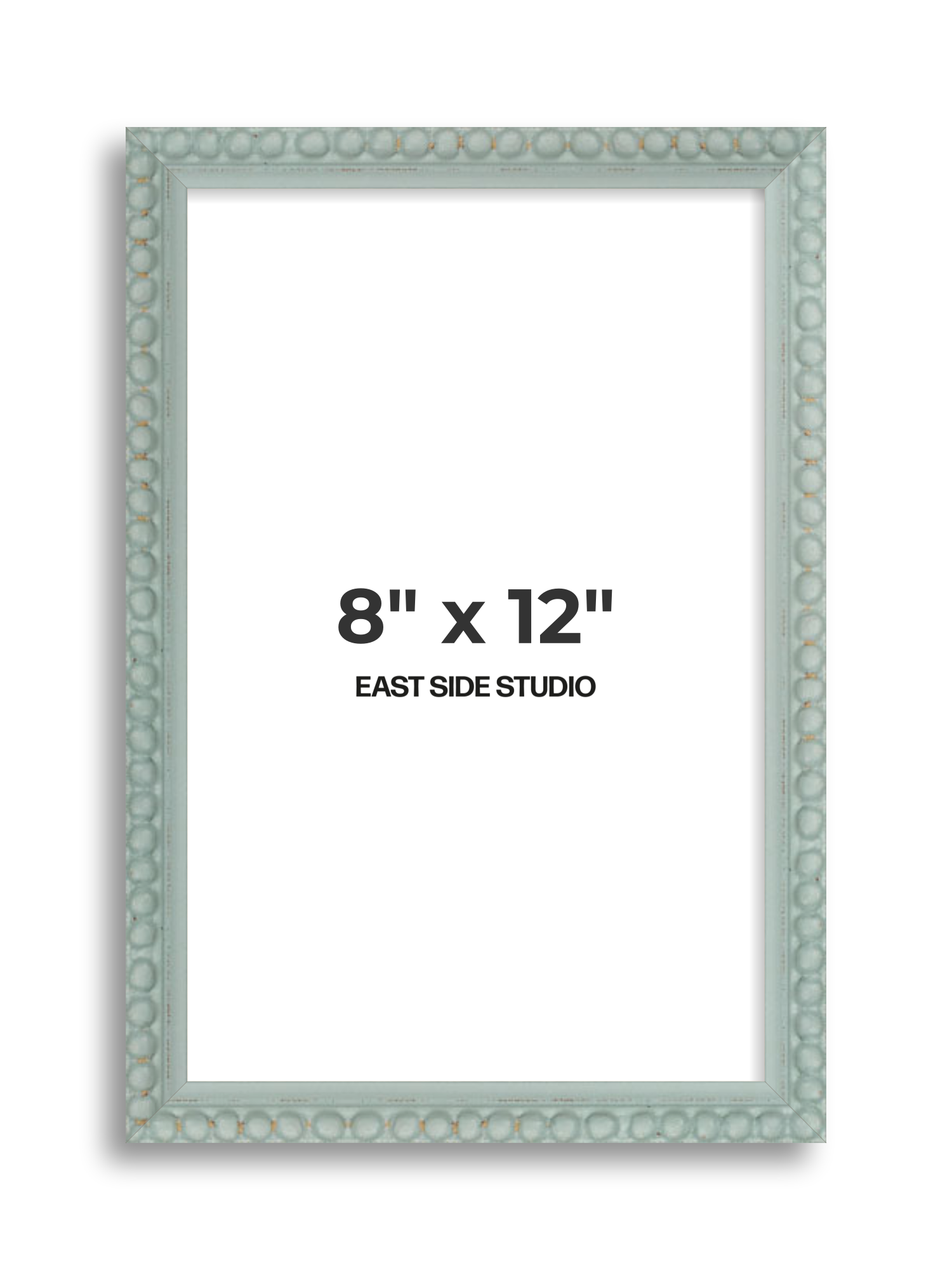 Sea Foam Grey Bobbin 8" x 12" picture frame