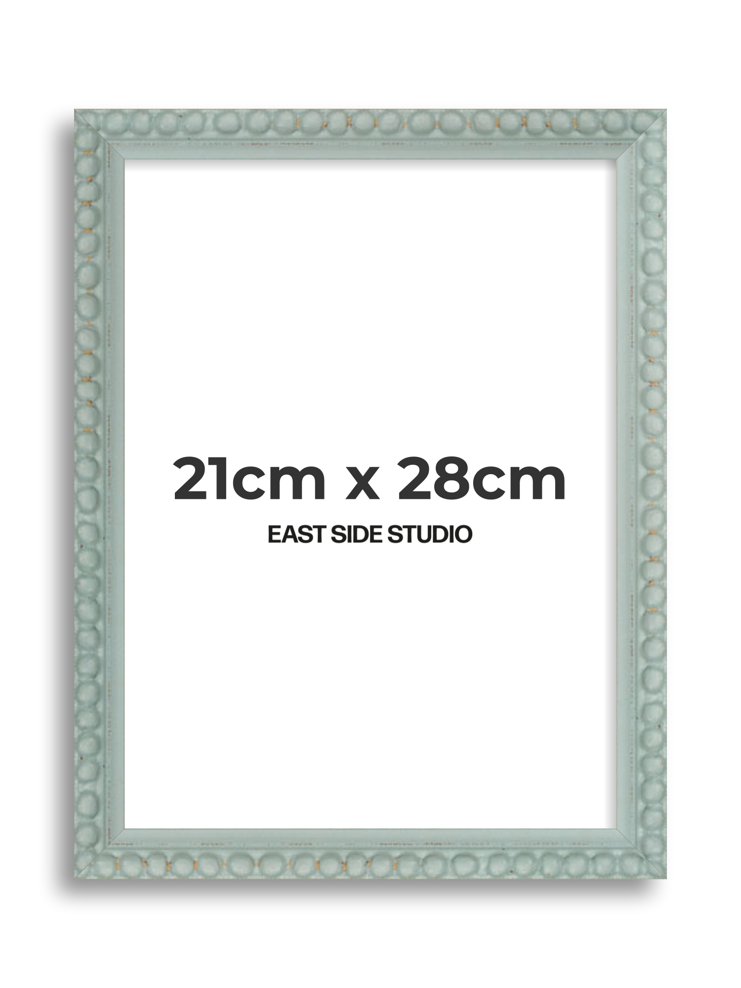 Sea Foam Grey Bobbin 21cm x 28cm picture frame