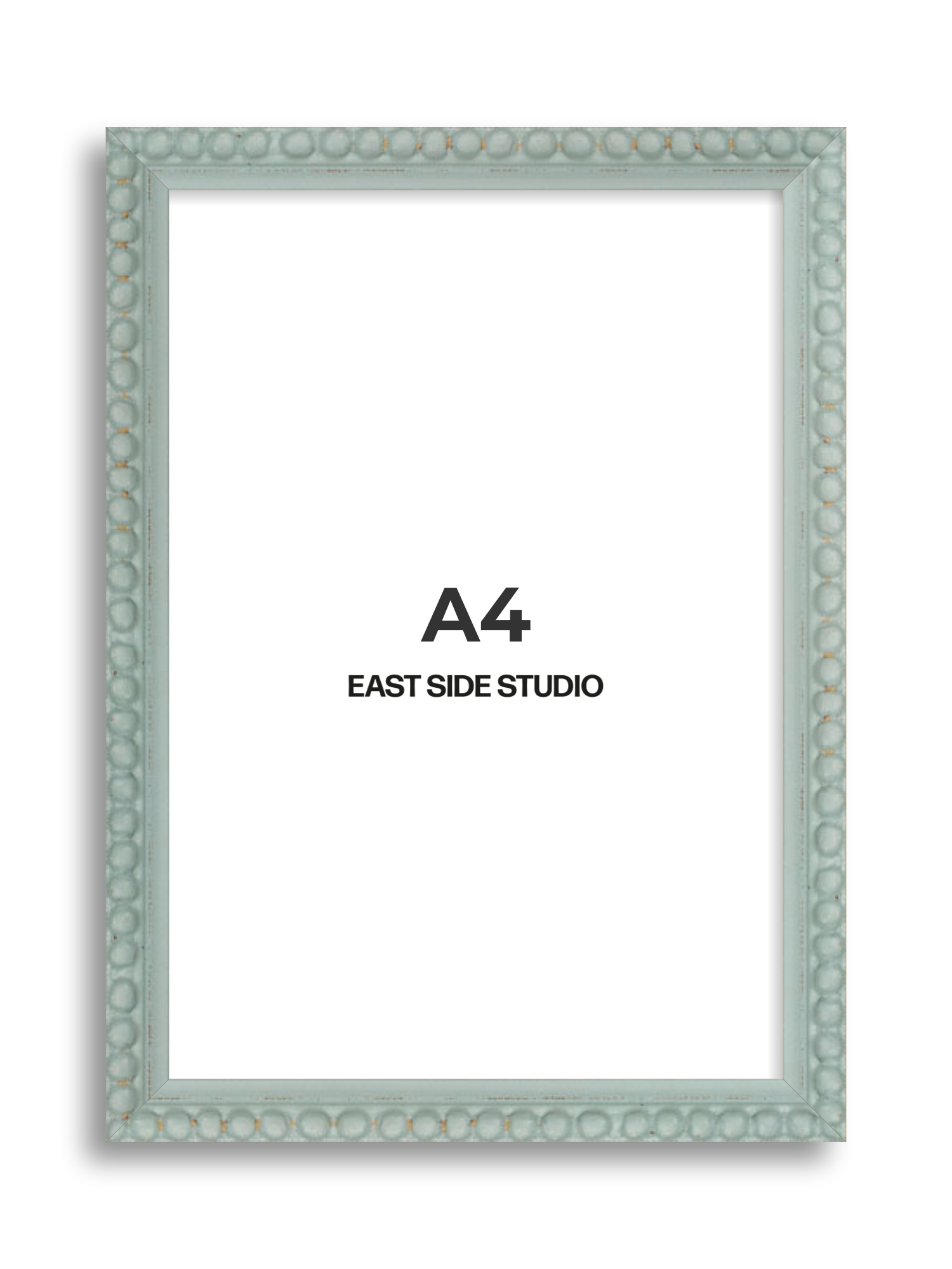 Sea Foam Grey Bobbin A4 picture frame