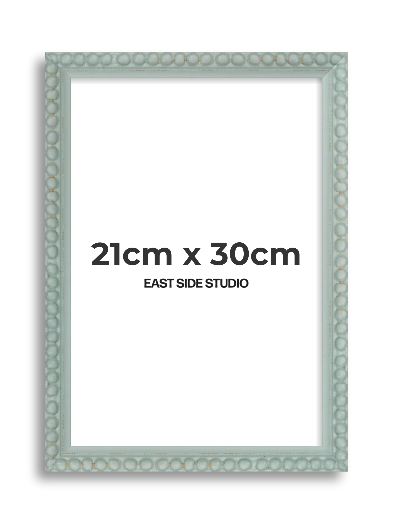 Sea Foam Grey Bobbin 21cm x 30cm picture frame