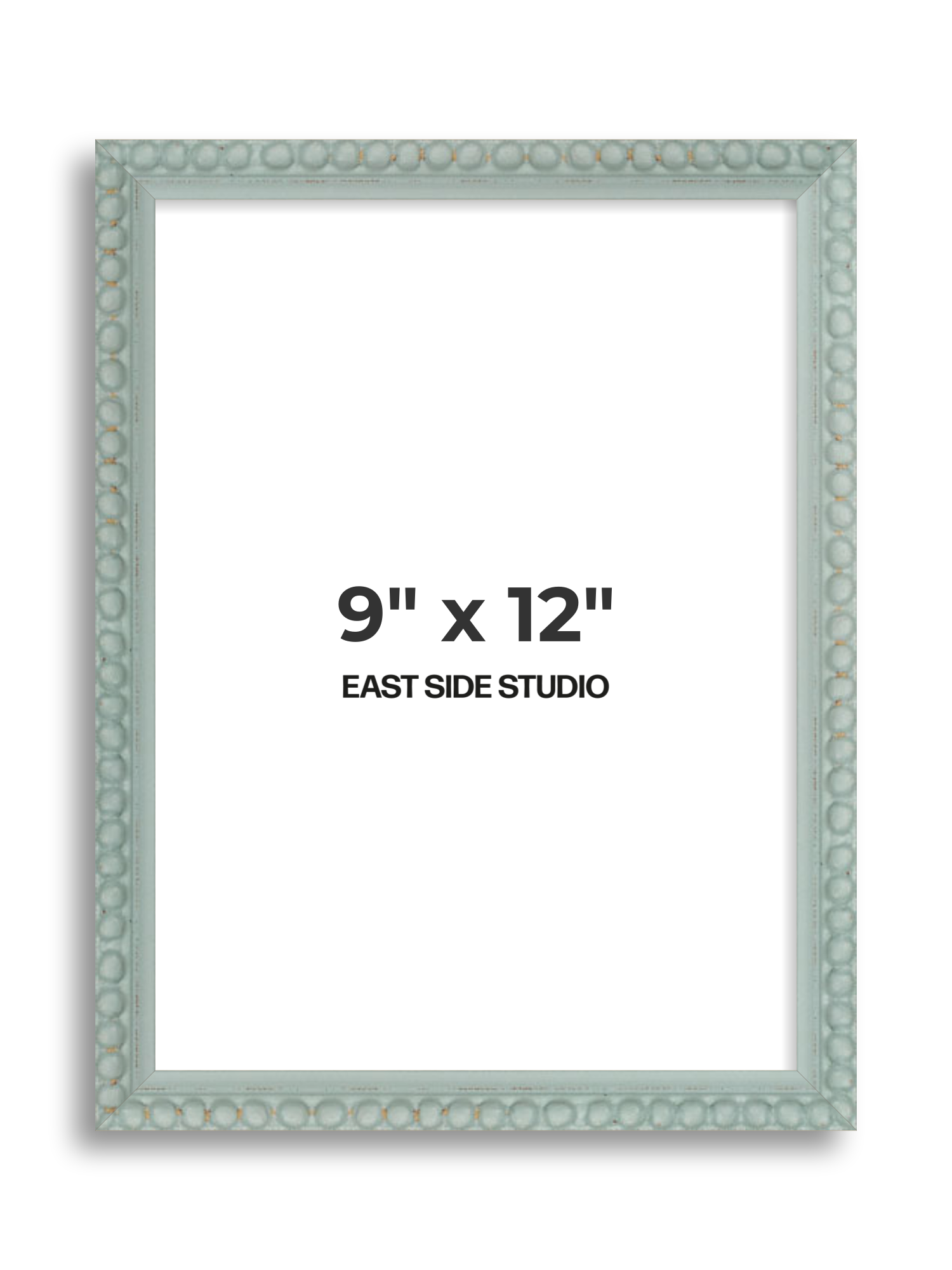 Sea Foam Grey Bobbin 9" x 12" picture frame