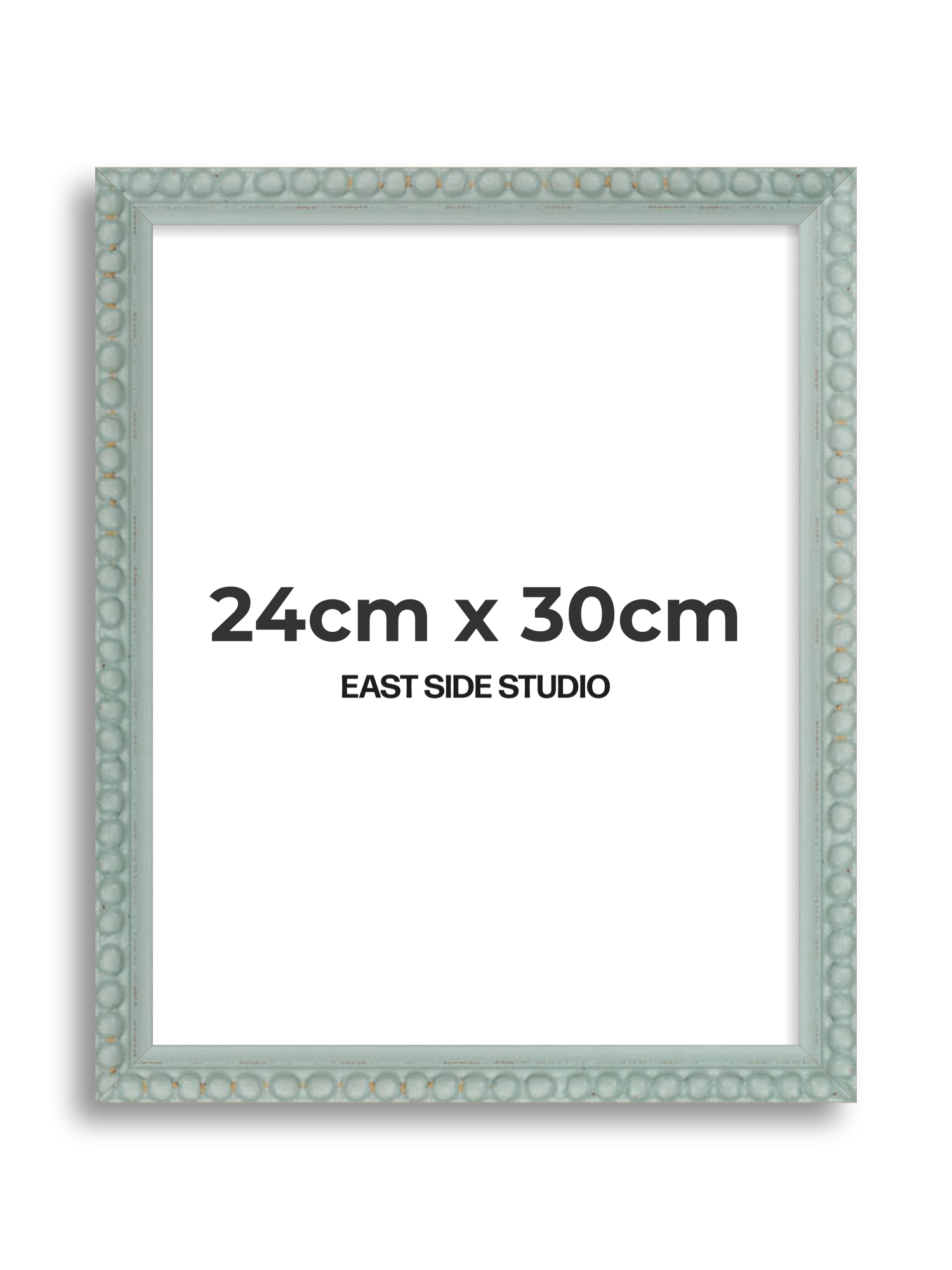 Sea Foam Grey Bobbin 24cm x 30cm picture frame