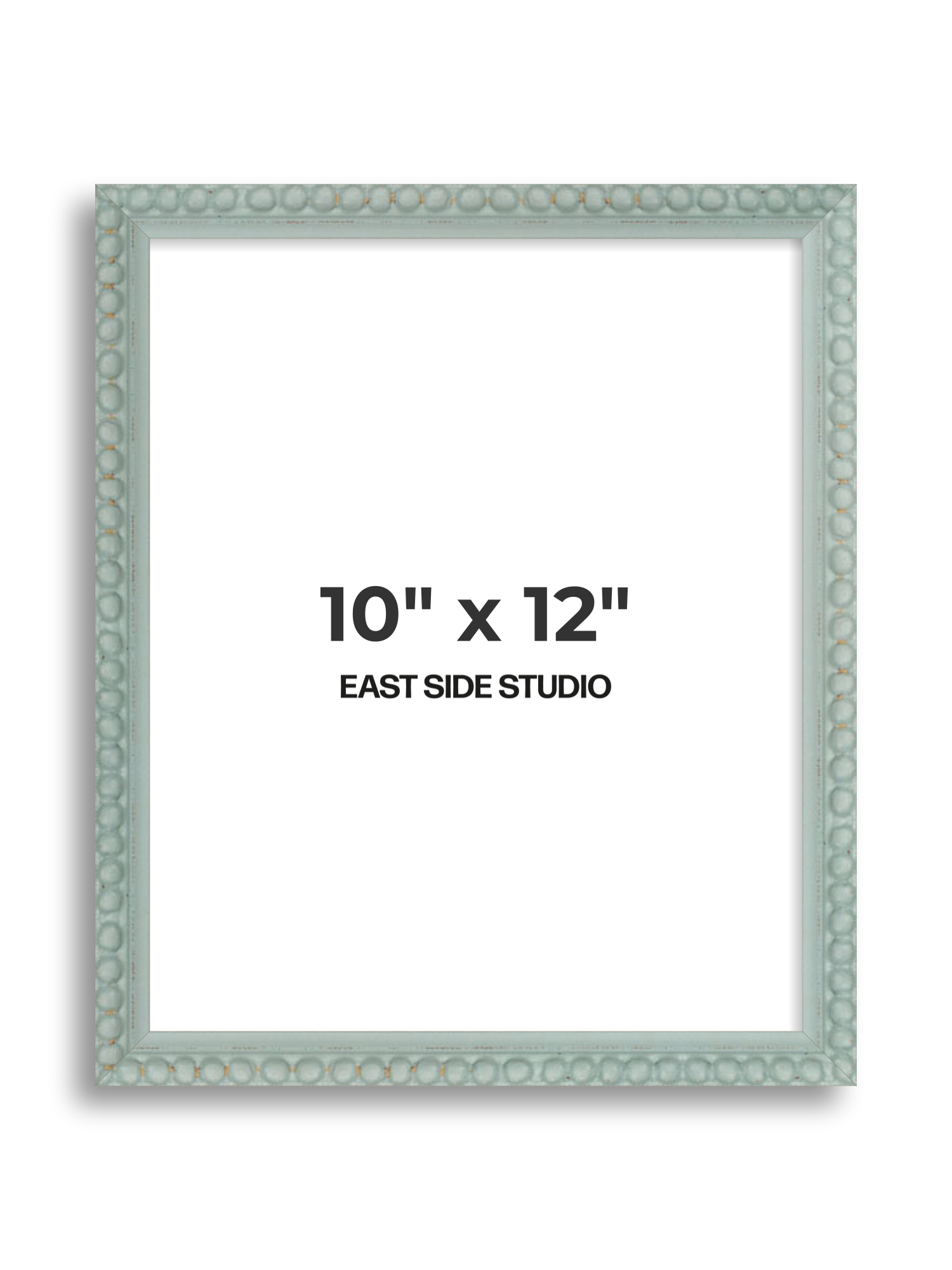 Sea Foam Grey Bobbin 10" x 12" picture frame