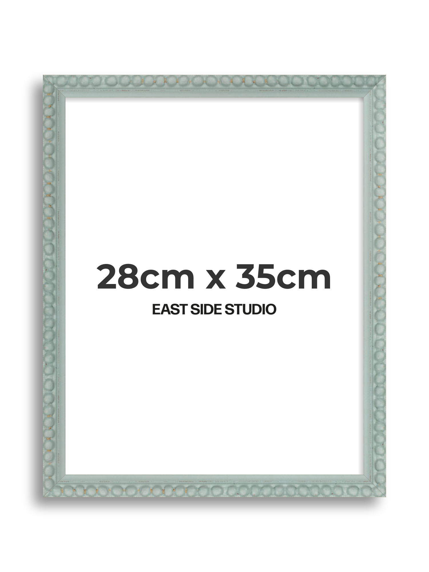 Sea Foam Grey Bobbin 28cm x 35cm picture frame