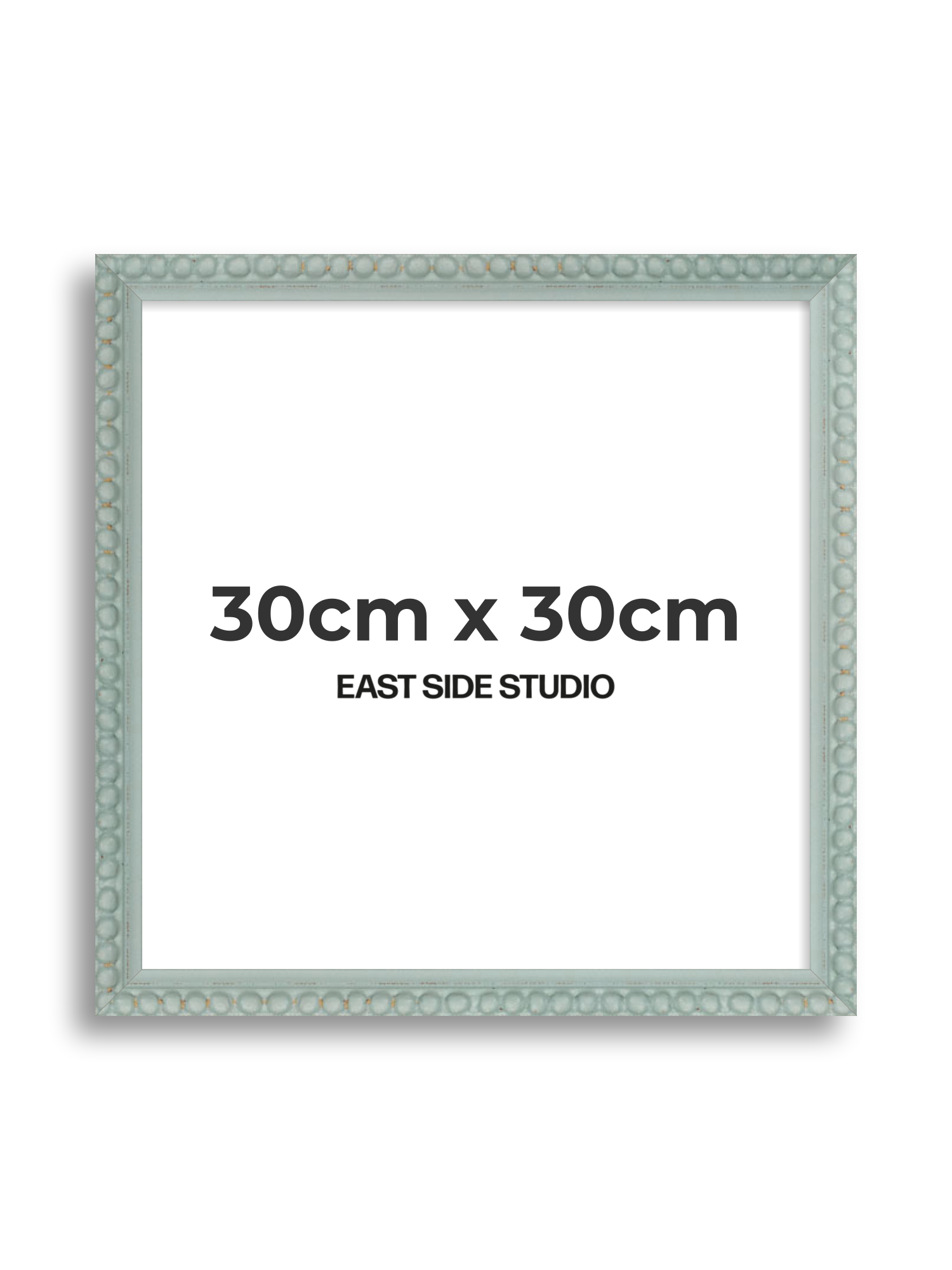 Sea Foam Grey Bobbin 30cm x 30cm picture frame