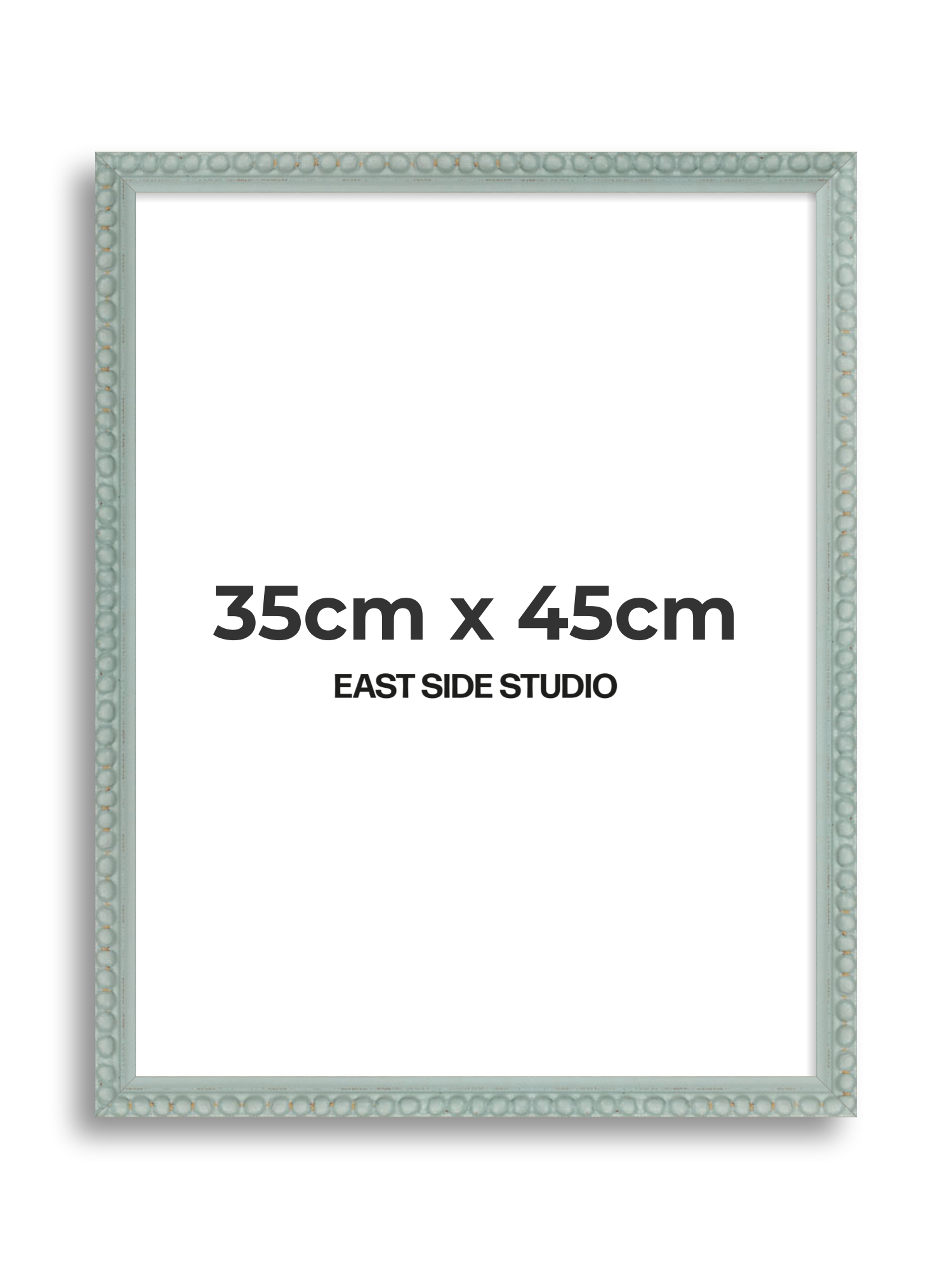 Sea Foam Grey Bobbin 35cm x 45cm picture frame