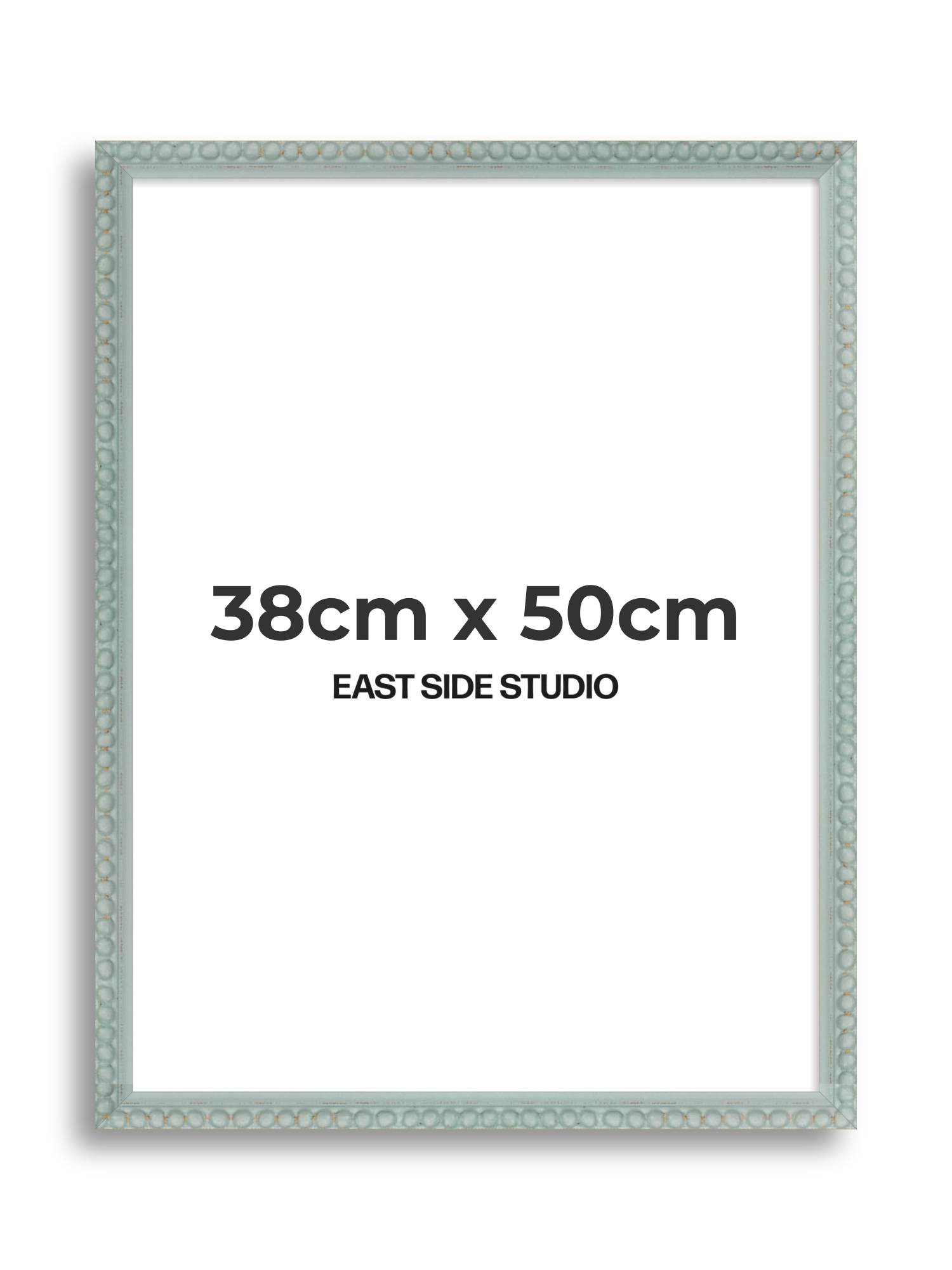 Sea Foam Grey Bobbin 38cm x 50cm picture frame