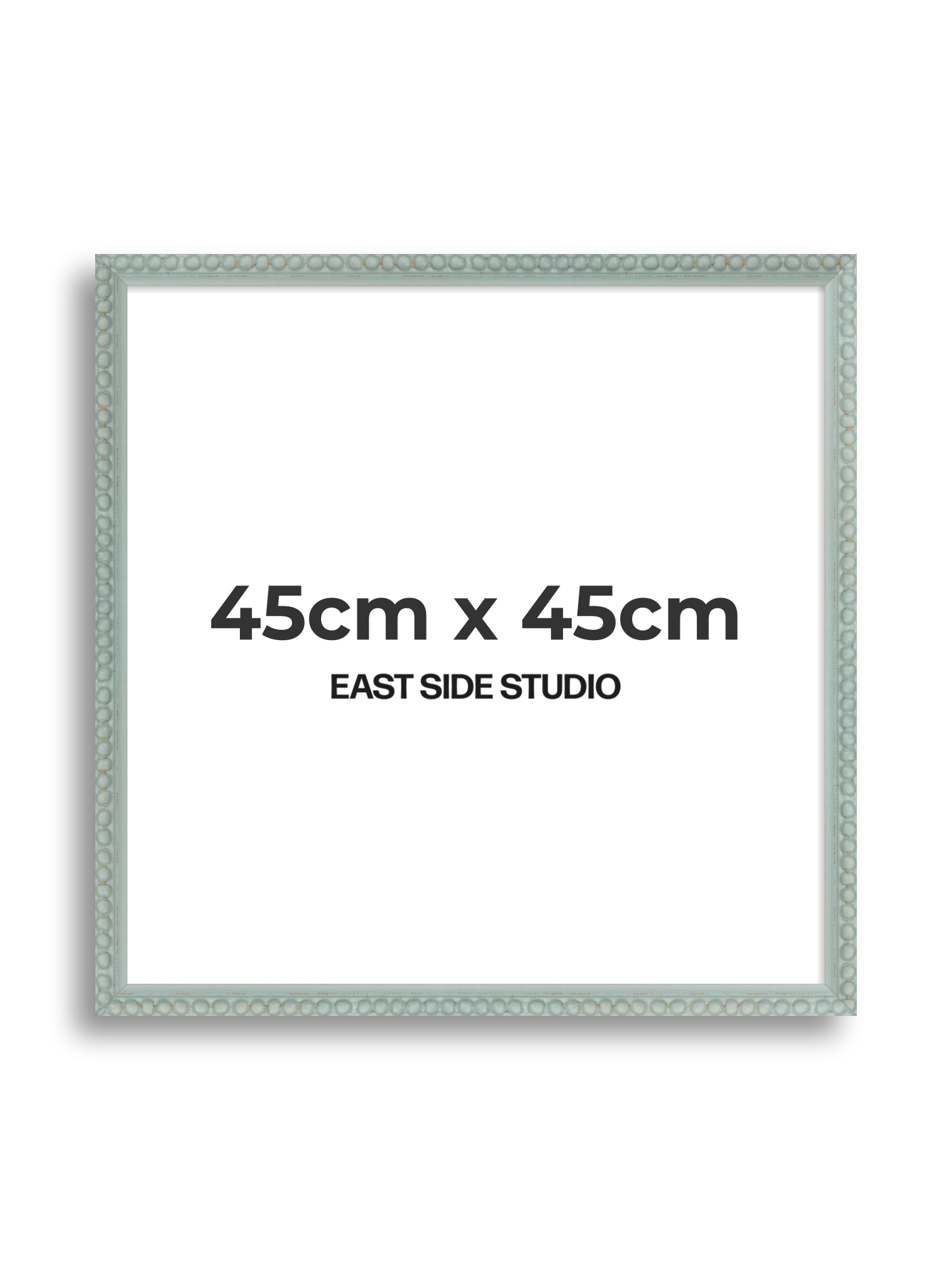 Sea Foam Grey Bobbin 45cm x 45cm picture frame