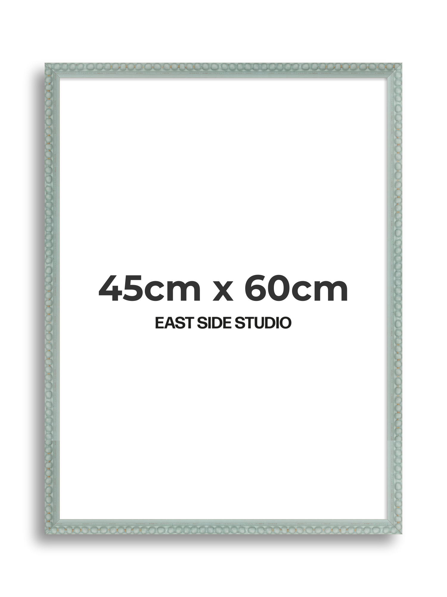 Sea Foam Grey Bobbin 45cm x 60cm picture frame
