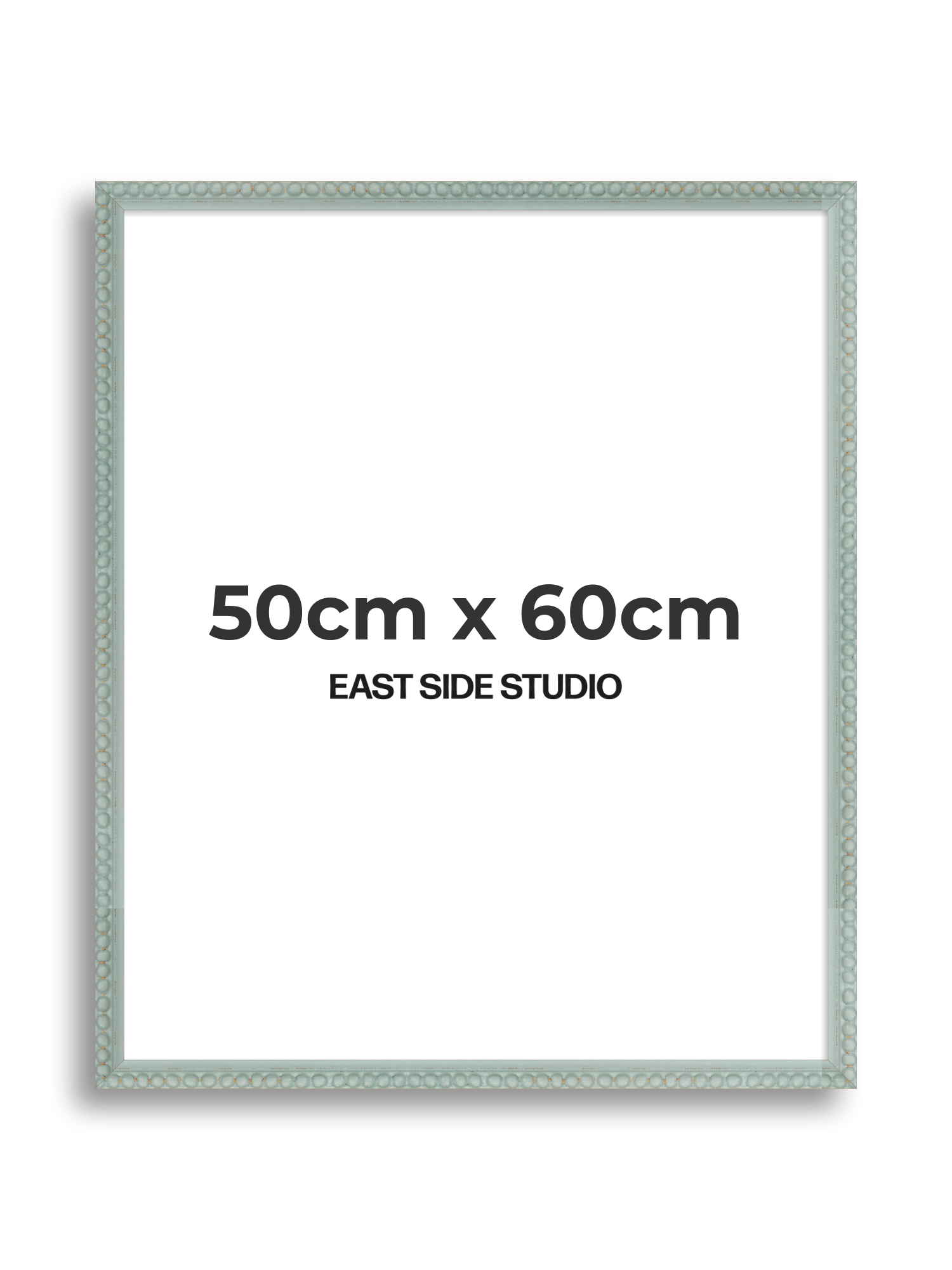Sea Foam Grey Bobbin 50cm x 60cm picture frame