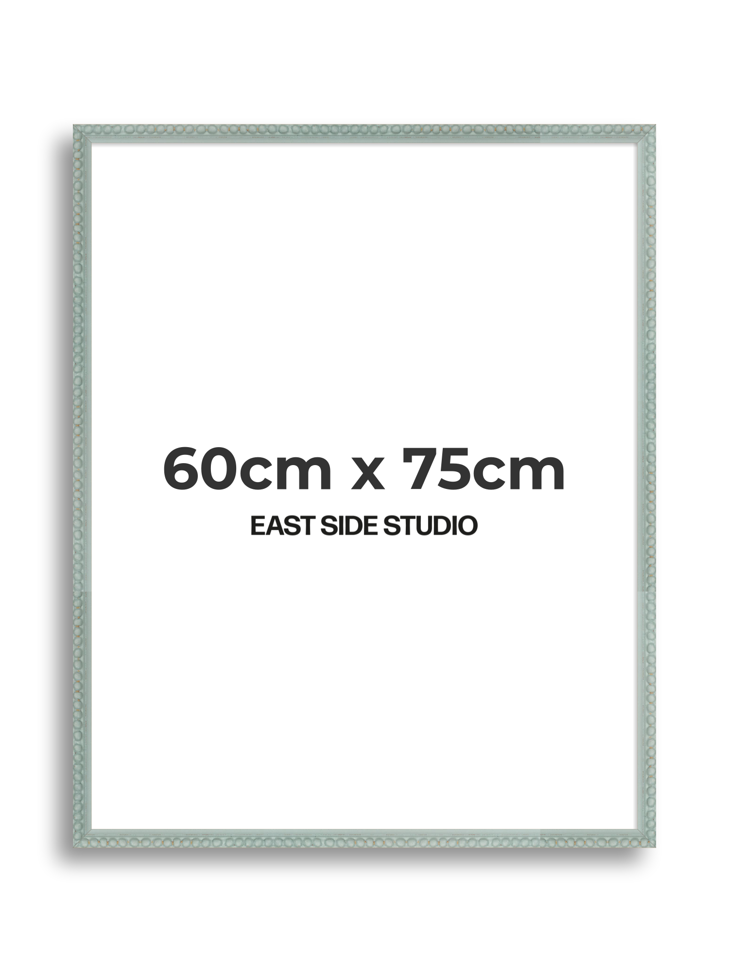 Sea Foam Grey Bobbin 60cm x 75cm picture frame