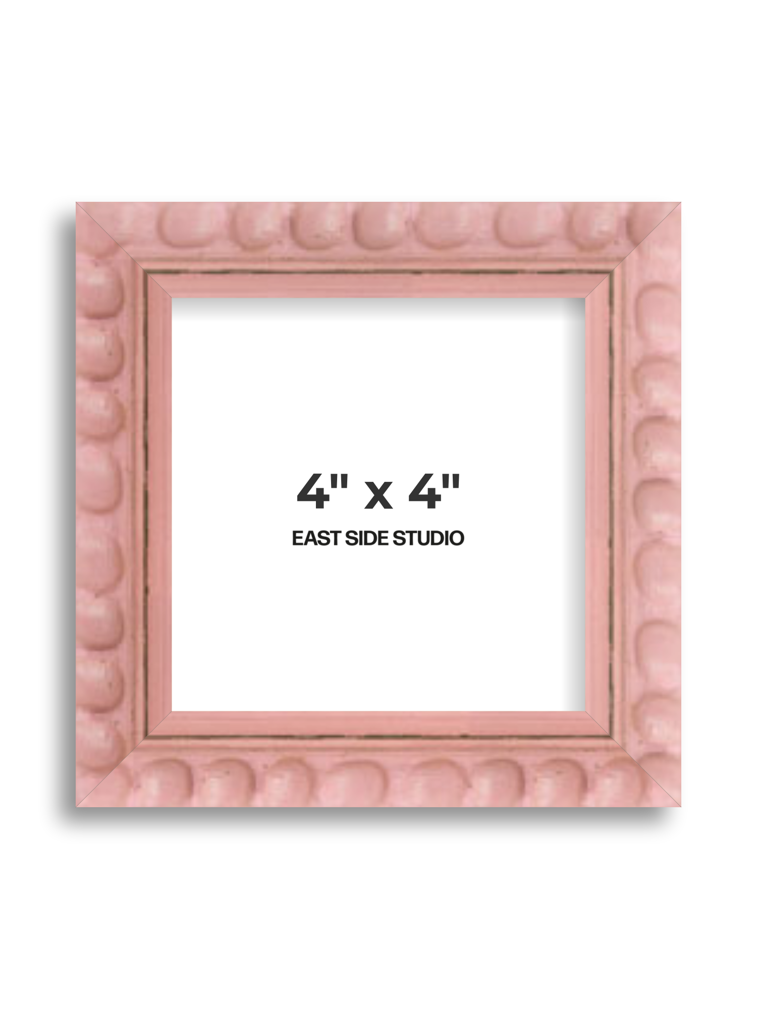 Pink Bobbin 4" x 4" picture frame