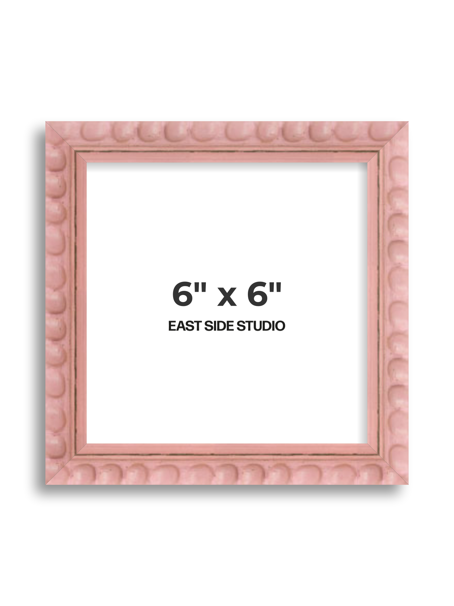 Pink Bobbin 6" x 6" picture frame