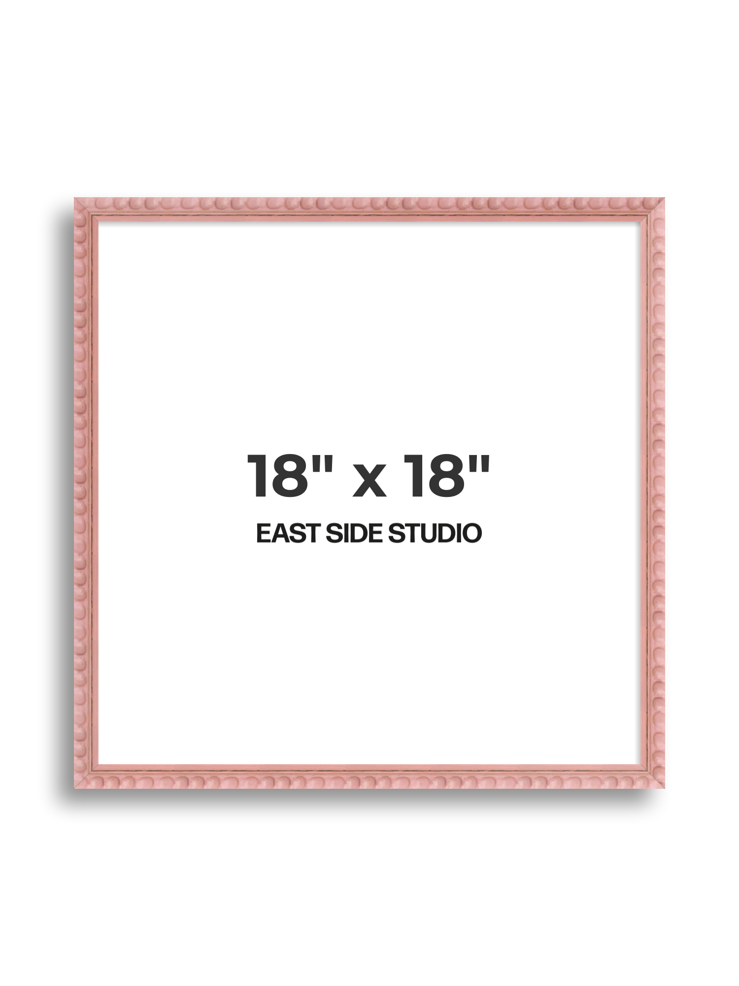 Pink Bobbin 18" x 18" picture frame
