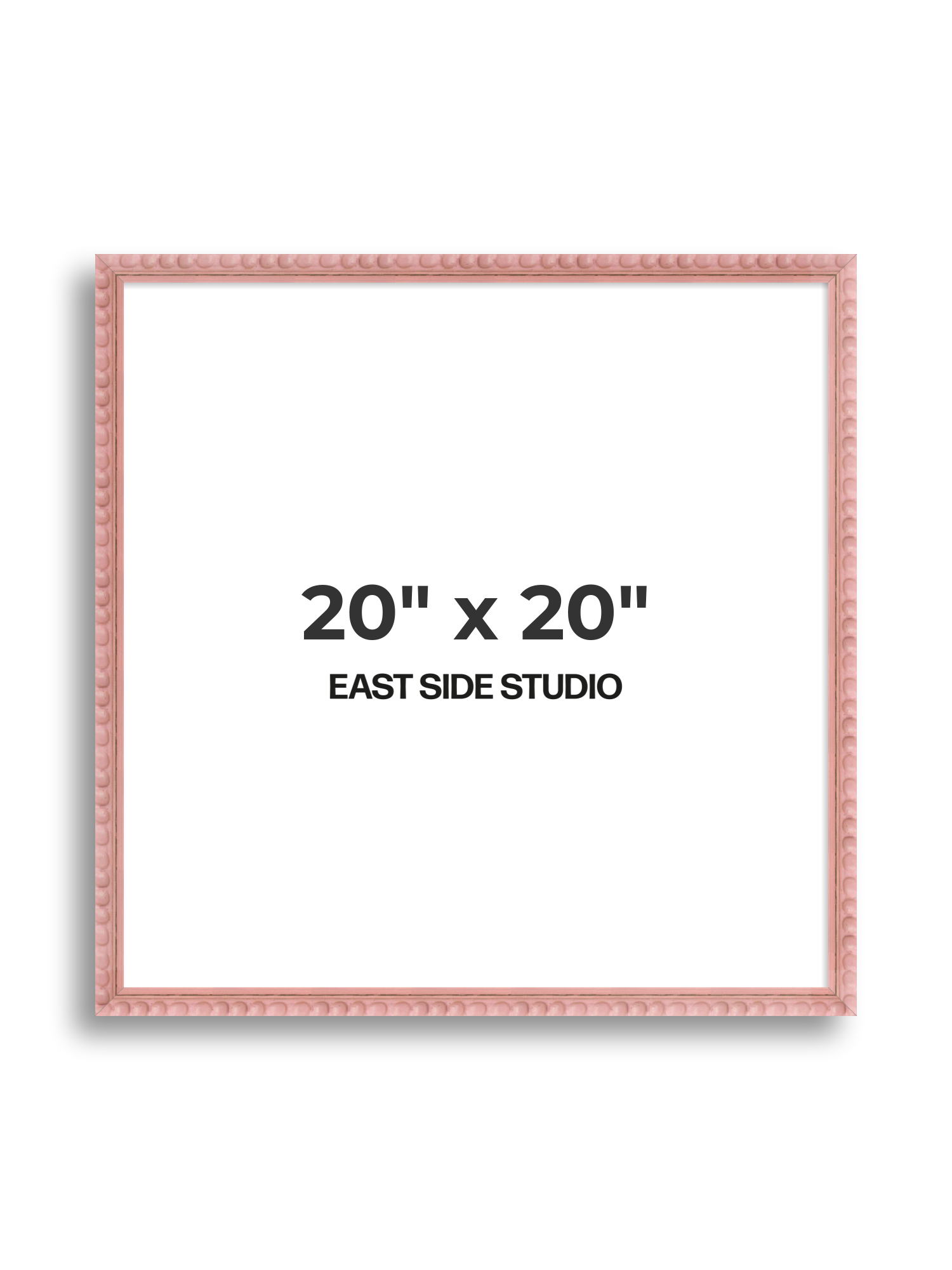 Pink Bobbin 20" x 20" picture frame