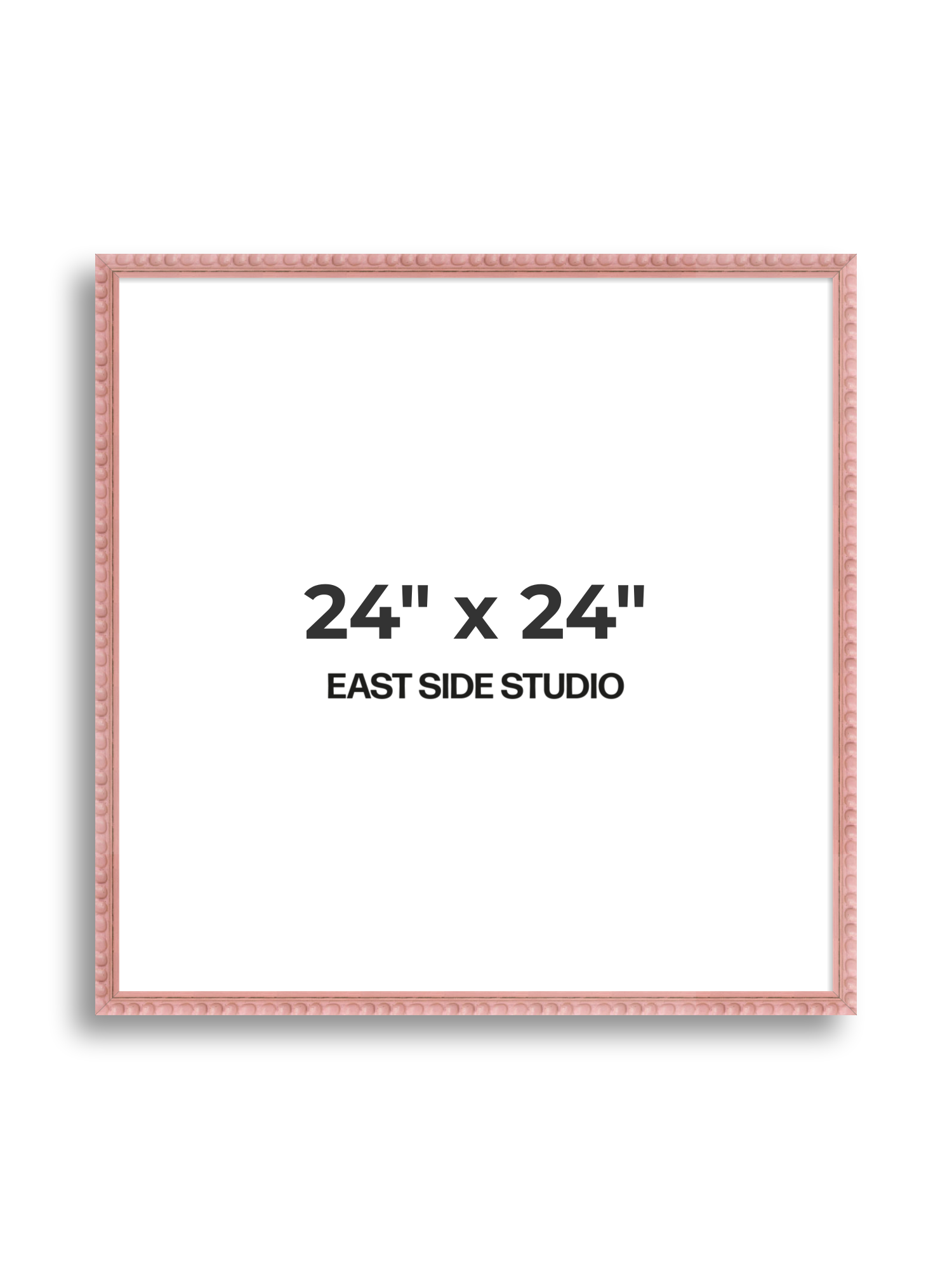 Pink Bobbin 24" x 24" picture frame