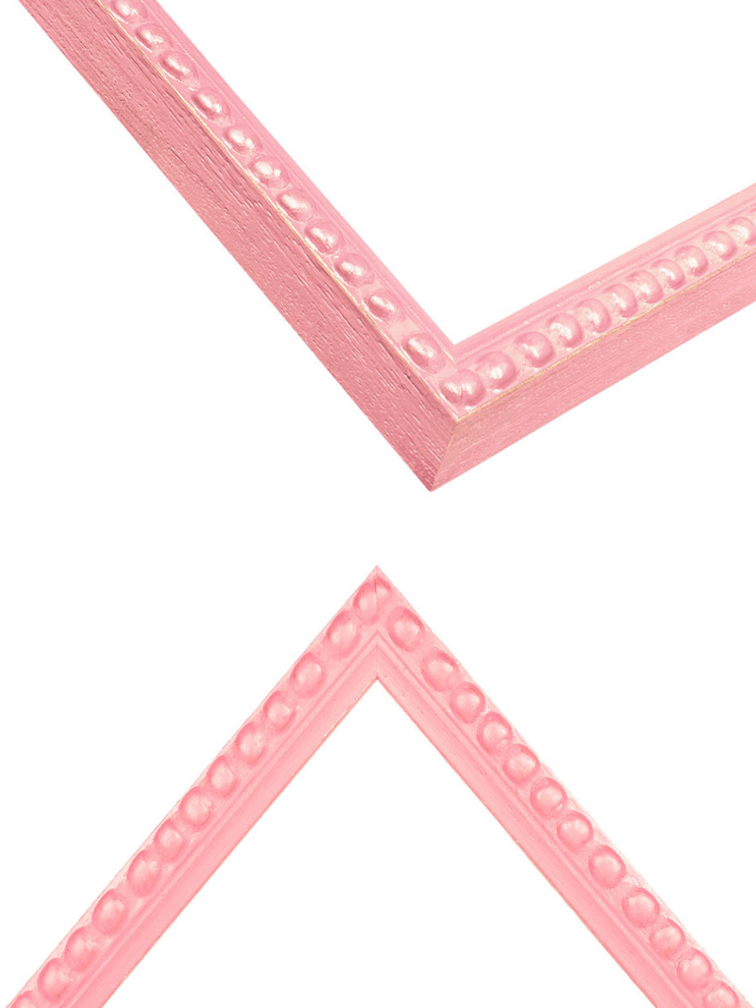 Pink Bobbin picture frame chevron view