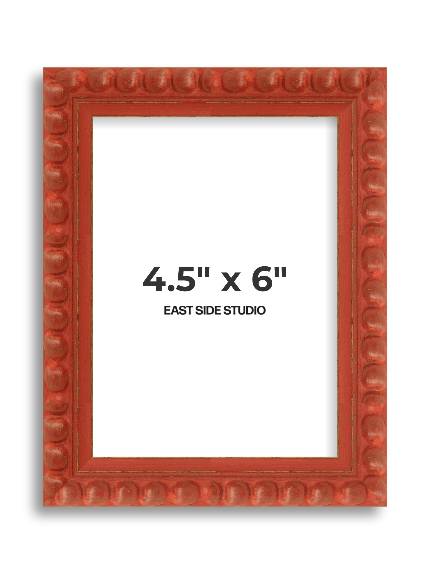 Brick Red Bobbin 4.5" x 6" picture frame