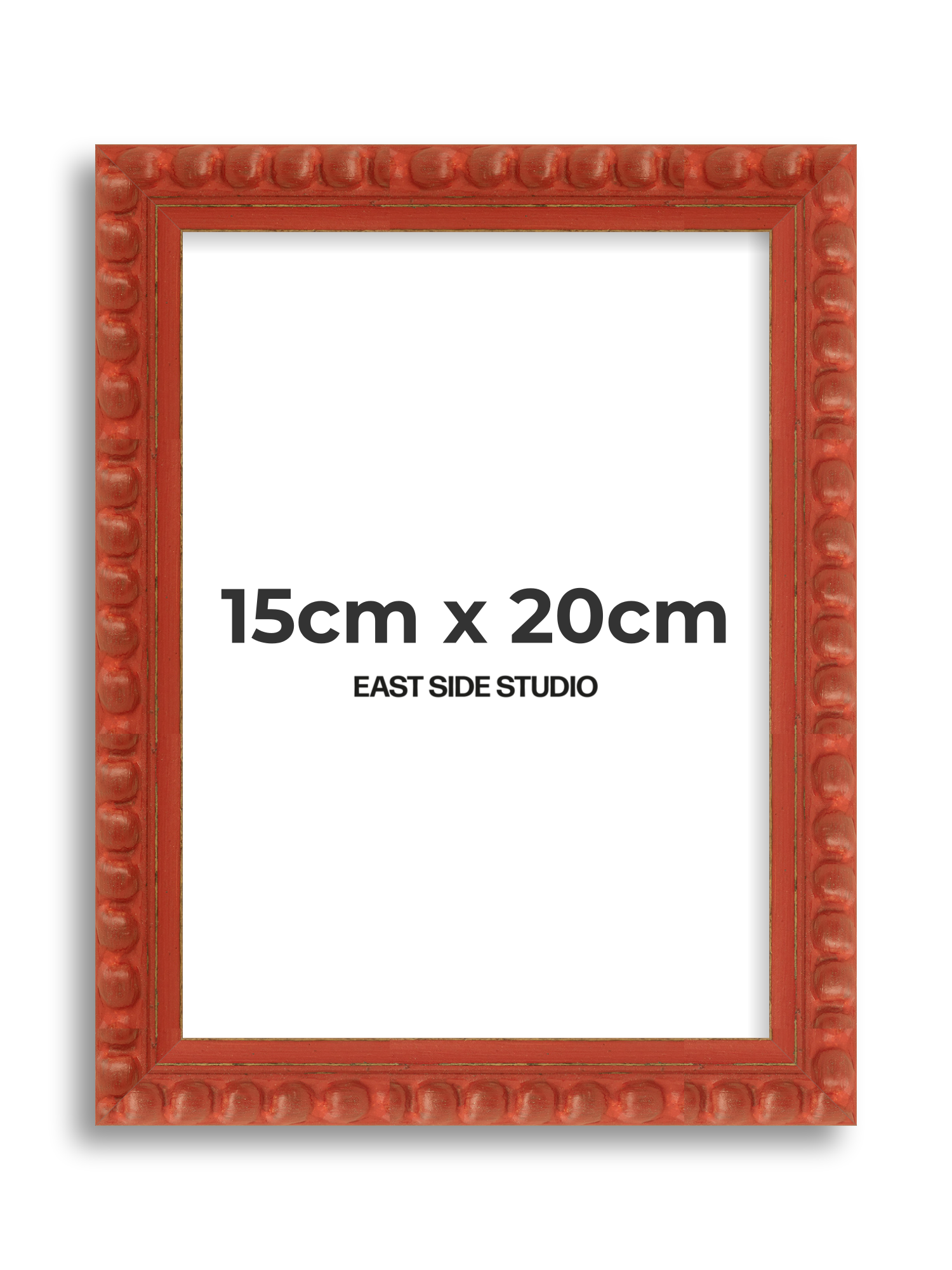 Brick Red Bobbin 15cm x 20cm picture frame